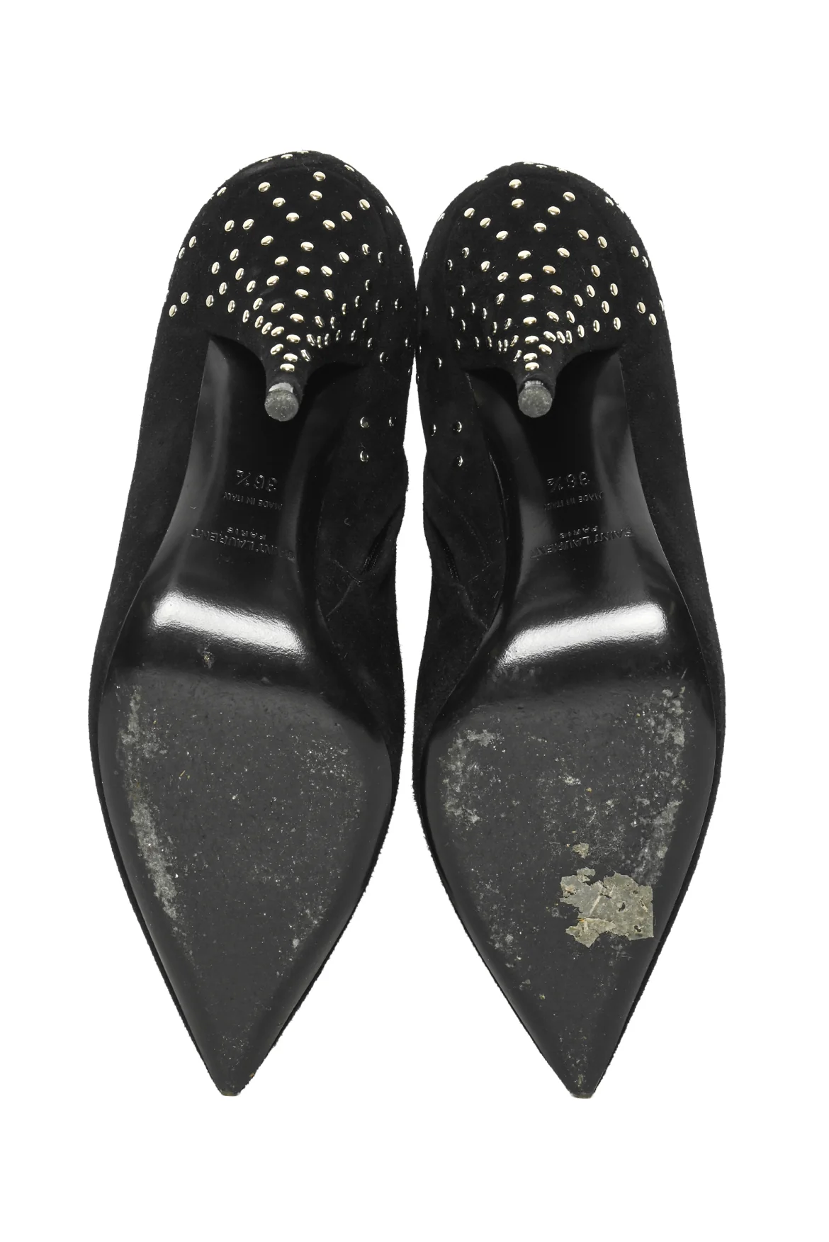 Saint Laurent Size 36.5 Kiki Studded Ankle Boots - Image 5