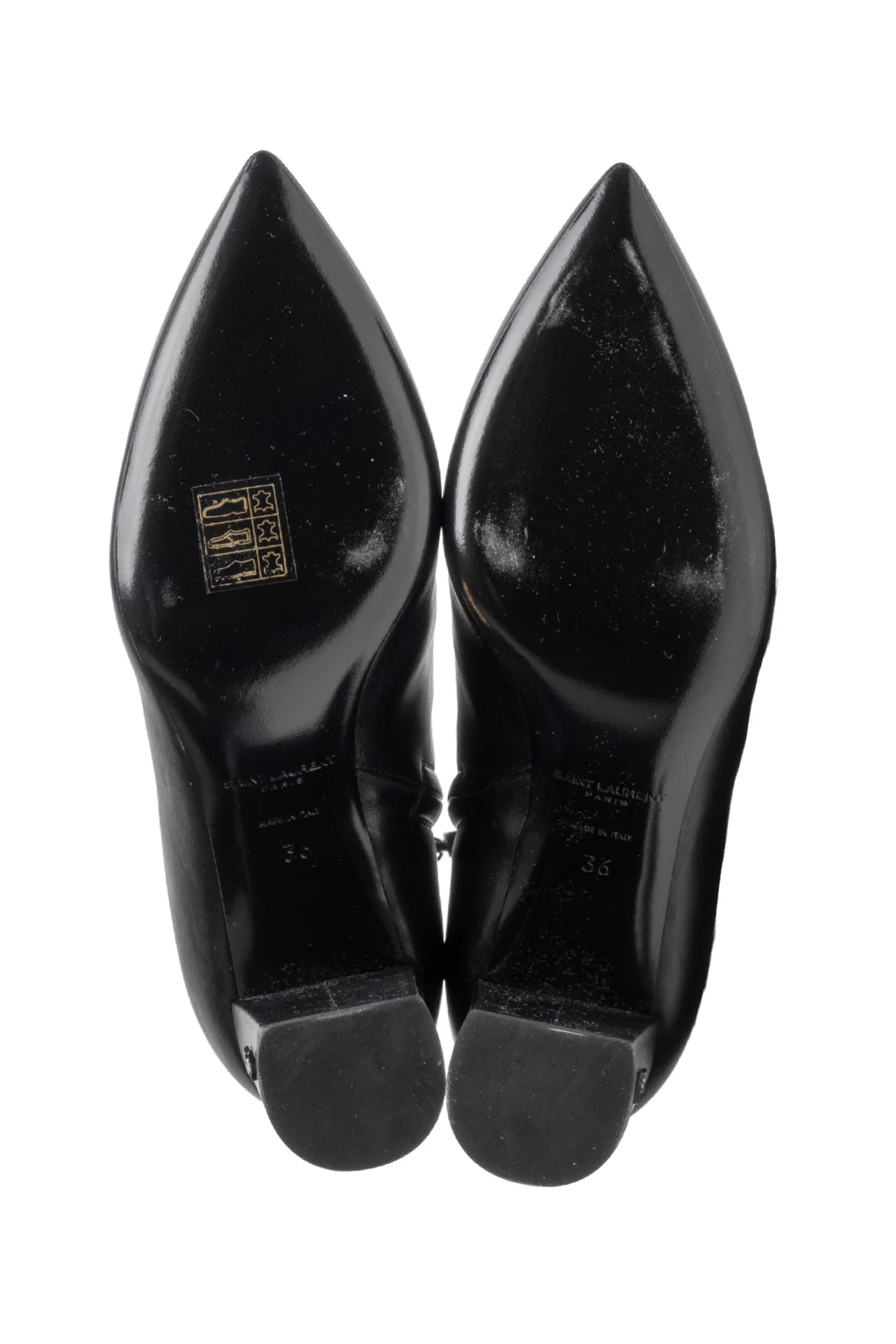 Saint Laurent Size 36 Betty Leather Ankle Boots - Image 5