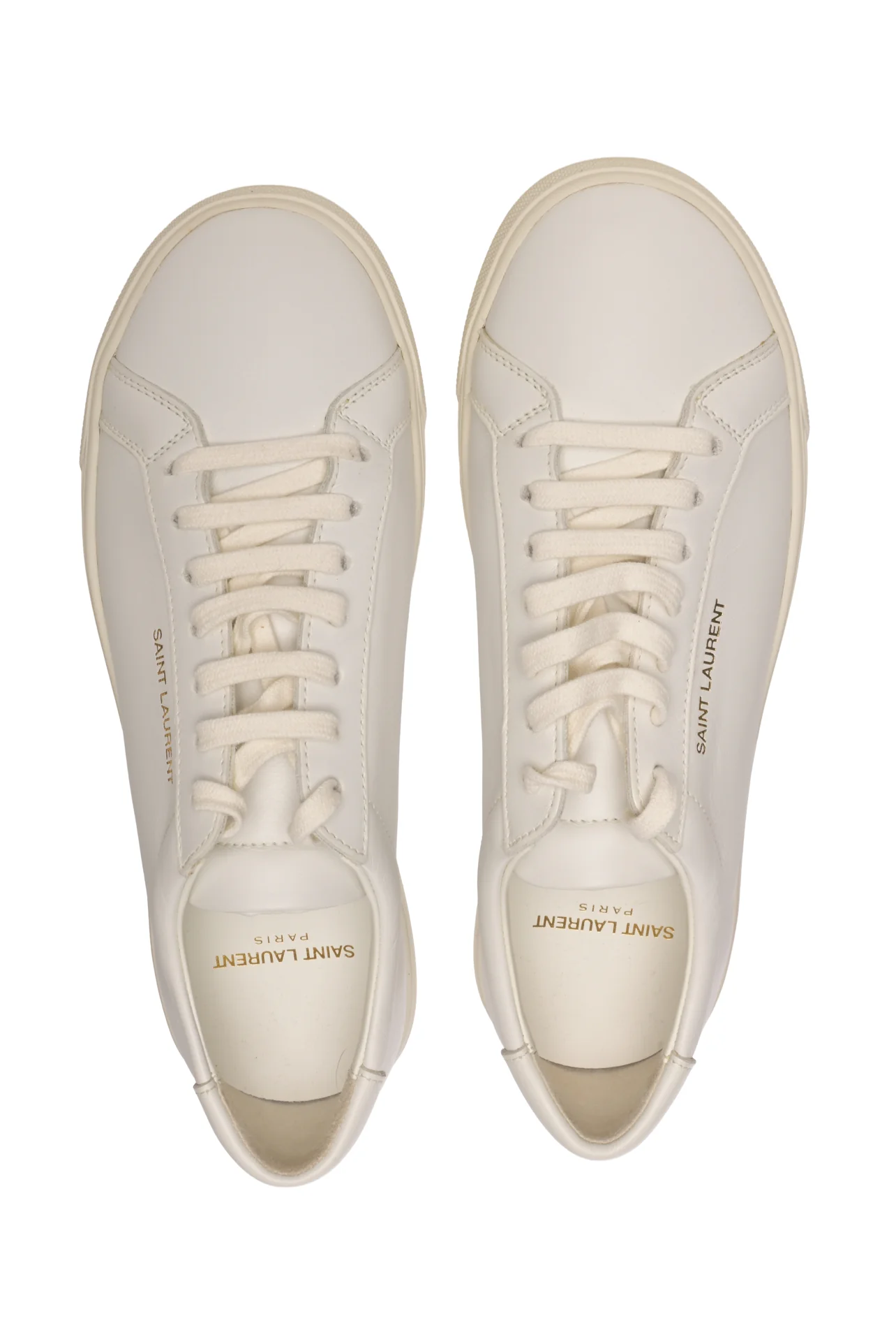 Saint Laurent Size 37.5 Andy Leather Sneaker - Image 5