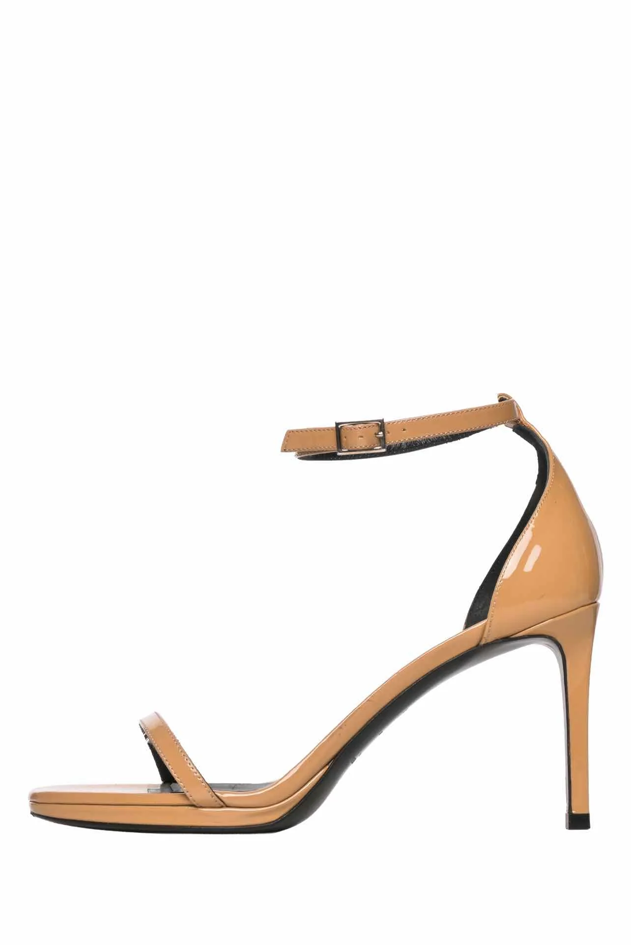 Saint Laurent Size 37.5 Patent Leather Jane Ankle Strap Sandals - Image 3