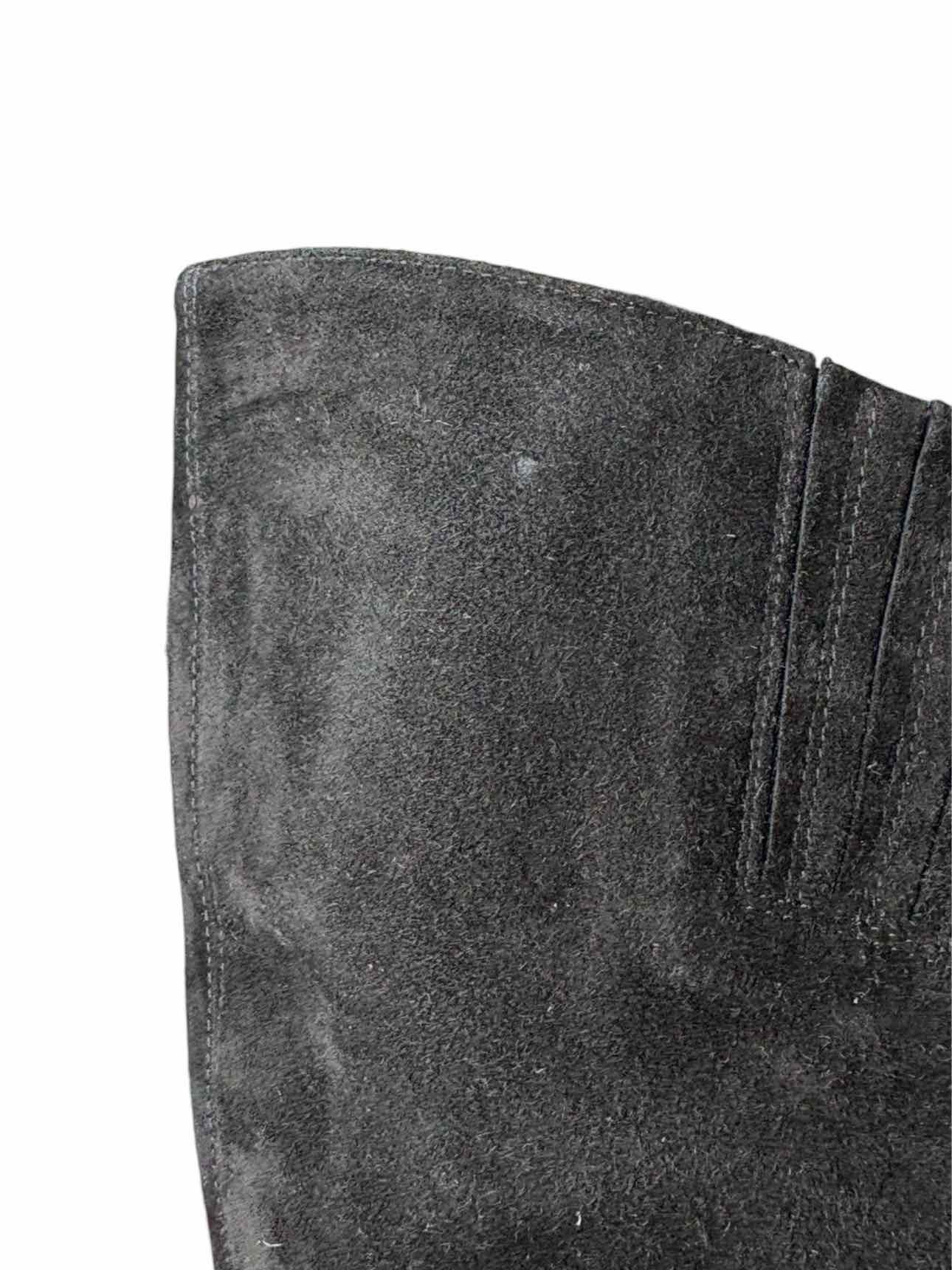 Saint Laurent Size 38 Suede Over the Knee Boots - Image 11