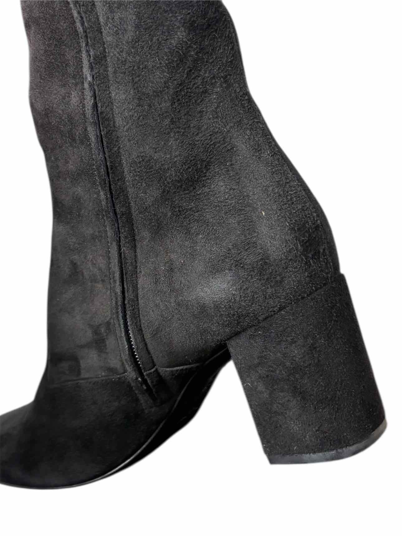 Saint Laurent Size 38 Suede Over the Knee Boots - Image 12