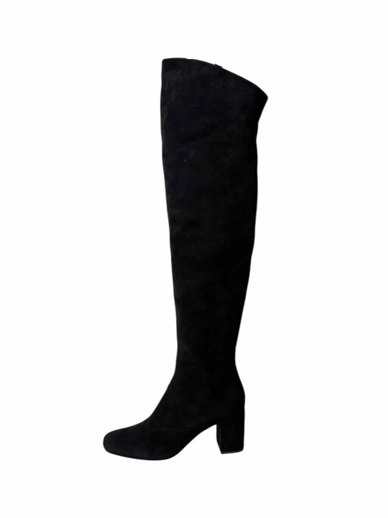 Saint Laurent Size 38 Suede Over the Knee Boots - Image 3