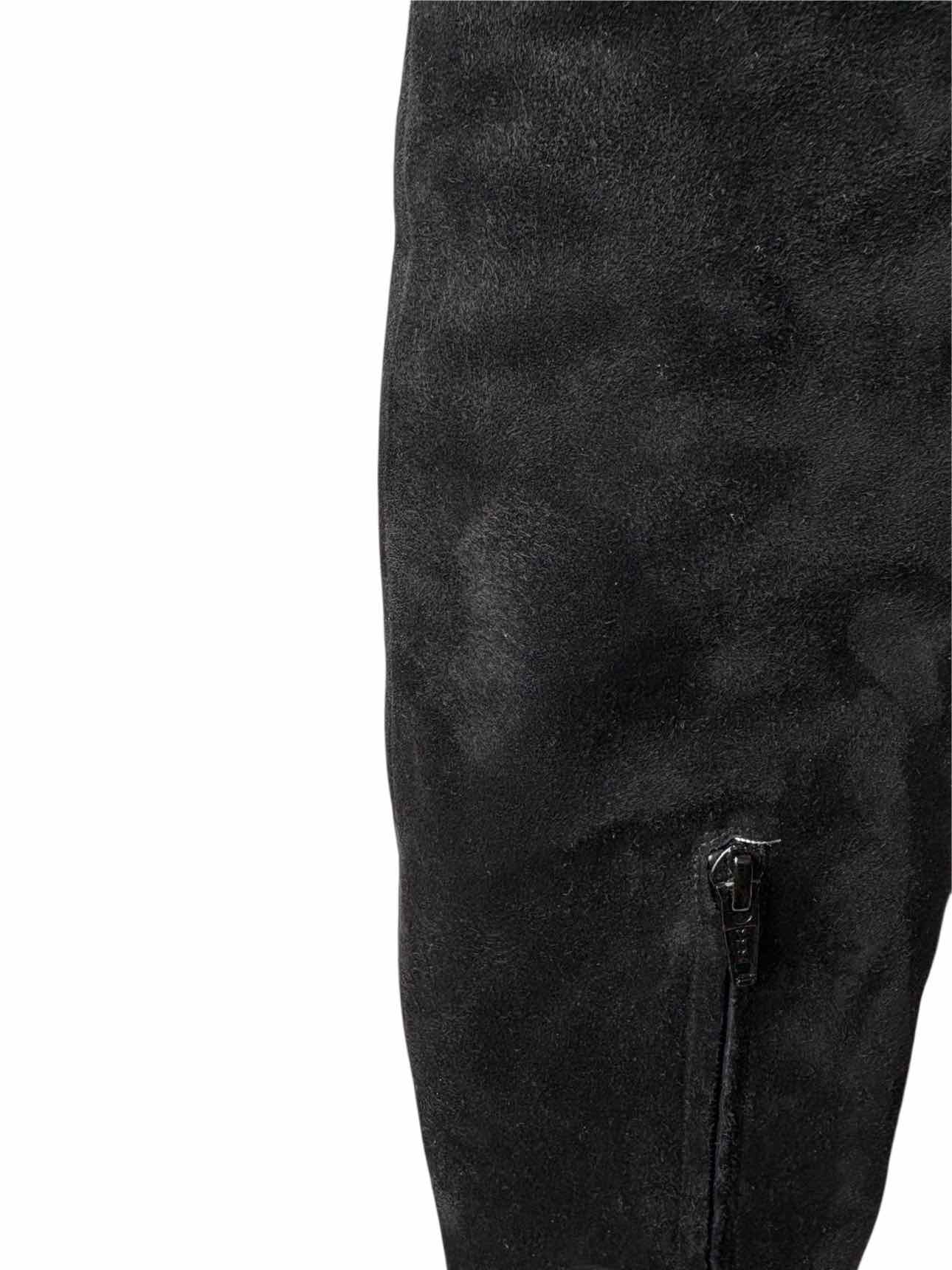 Saint Laurent Size 38 Suede Over the Knee Boots - Image 7