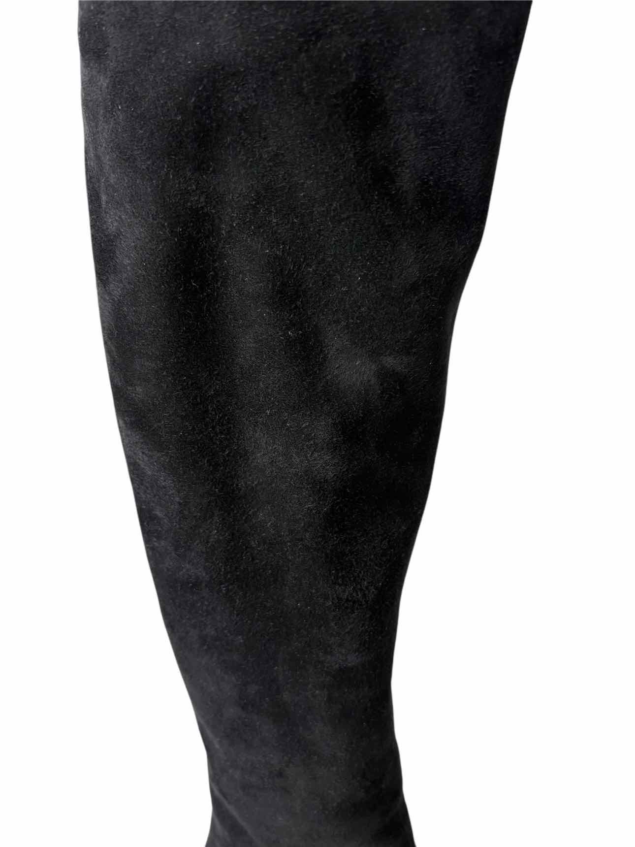 Saint Laurent Size 38 Suede Over the Knee Boots - Image 9