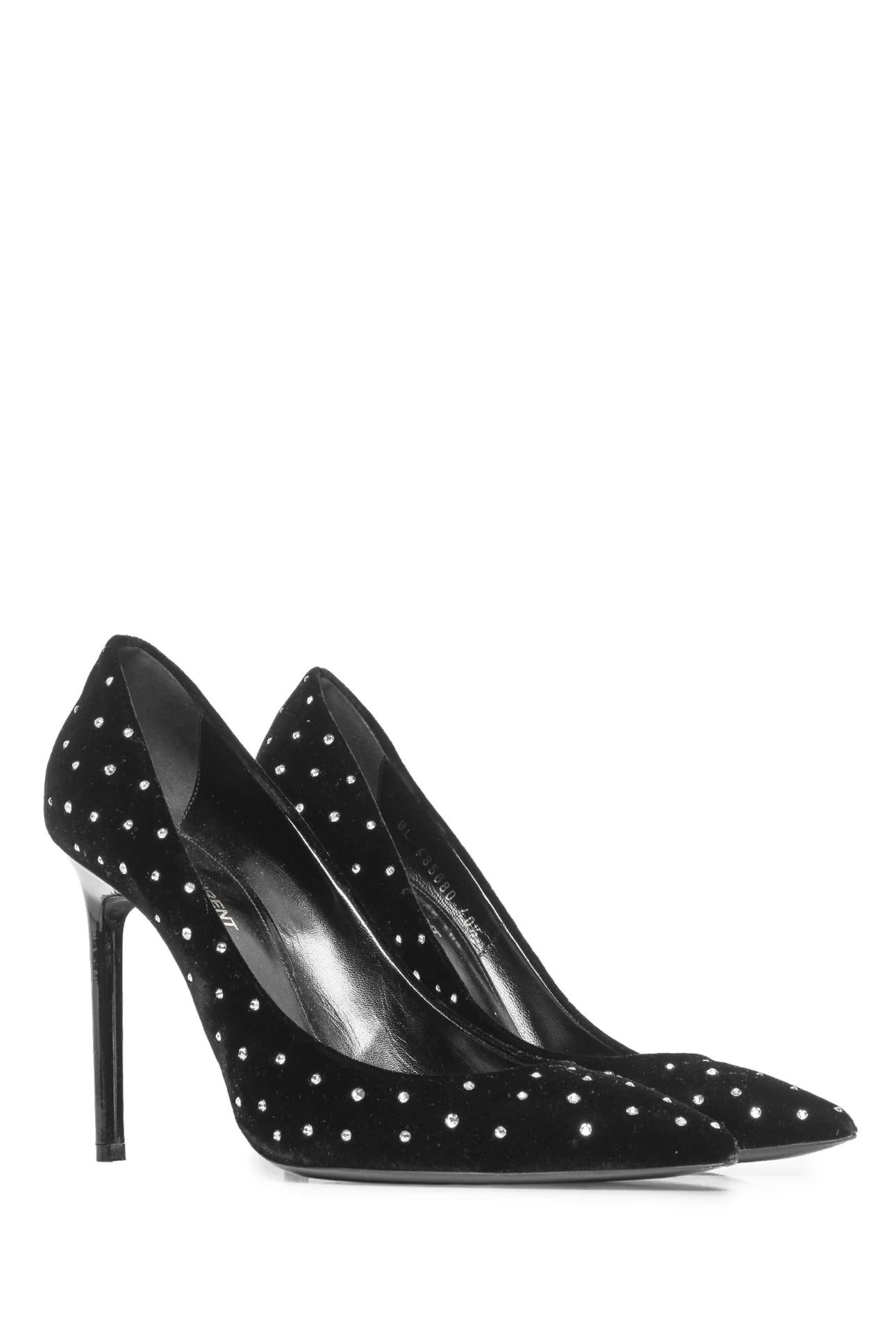 Saint Laurent Size 40.5 Anya Embellished Pumps - Image 2