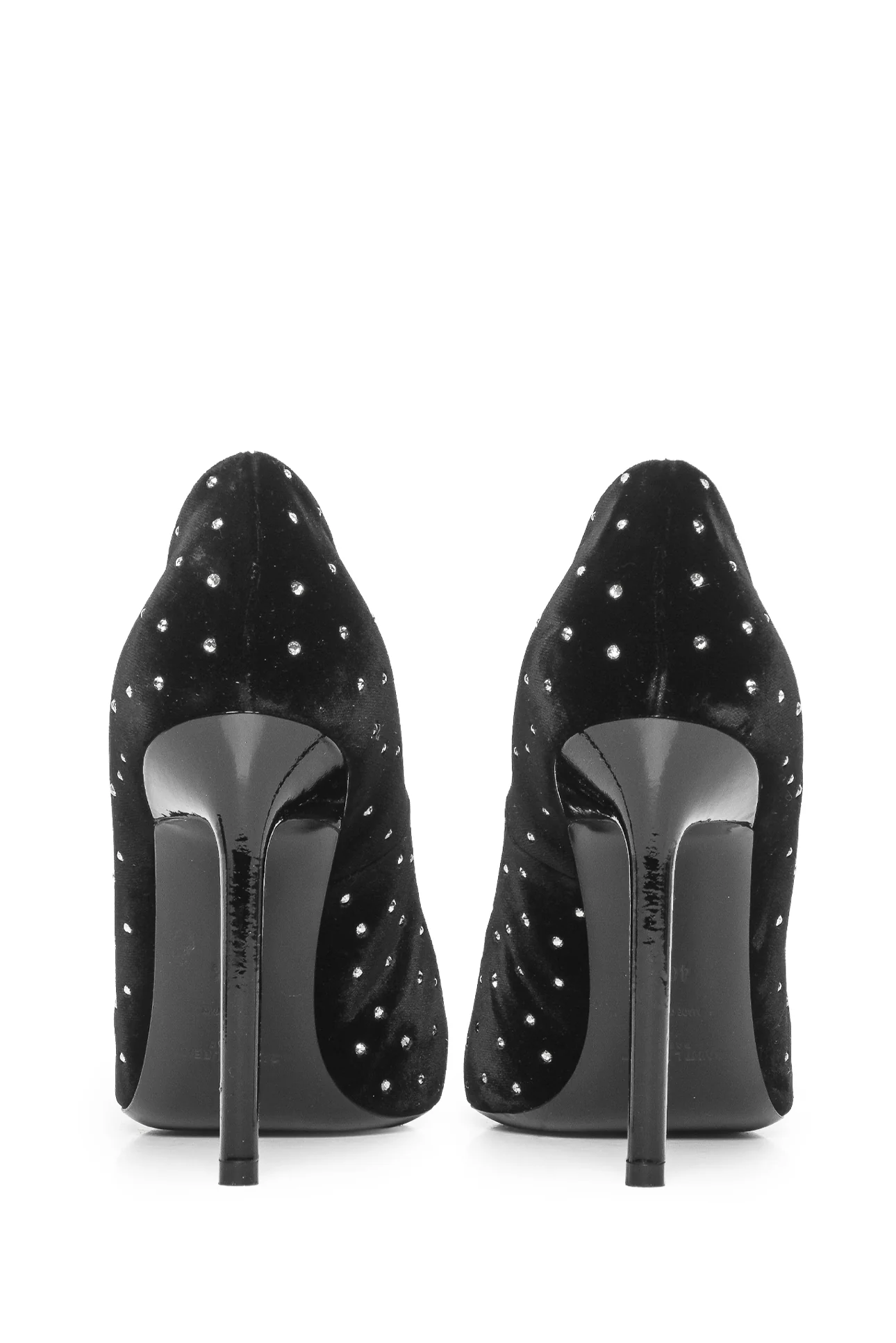 Saint Laurent Size 40.5 Anya Embellished Pumps - Image 4