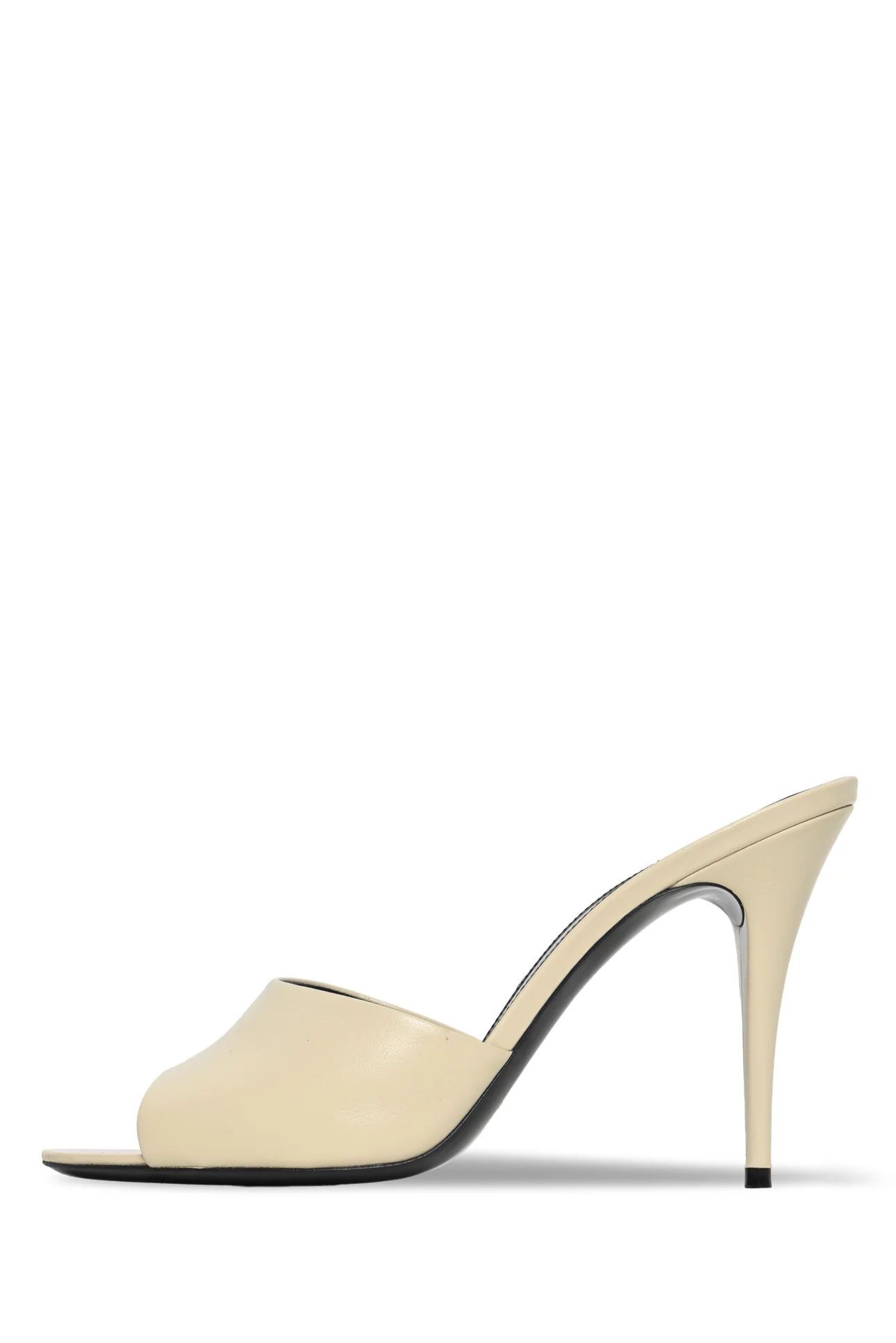 Saint Laurent Size 40 Belfagor Leather Mules - Image 3