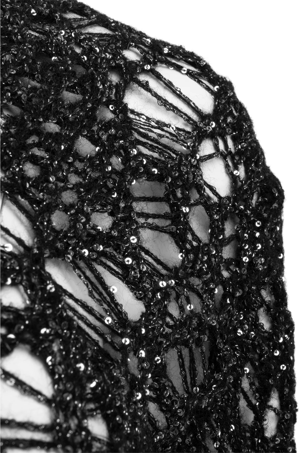 Saint Laurent Size L 2019 Loose Knit Sequin Sweater - Image 3