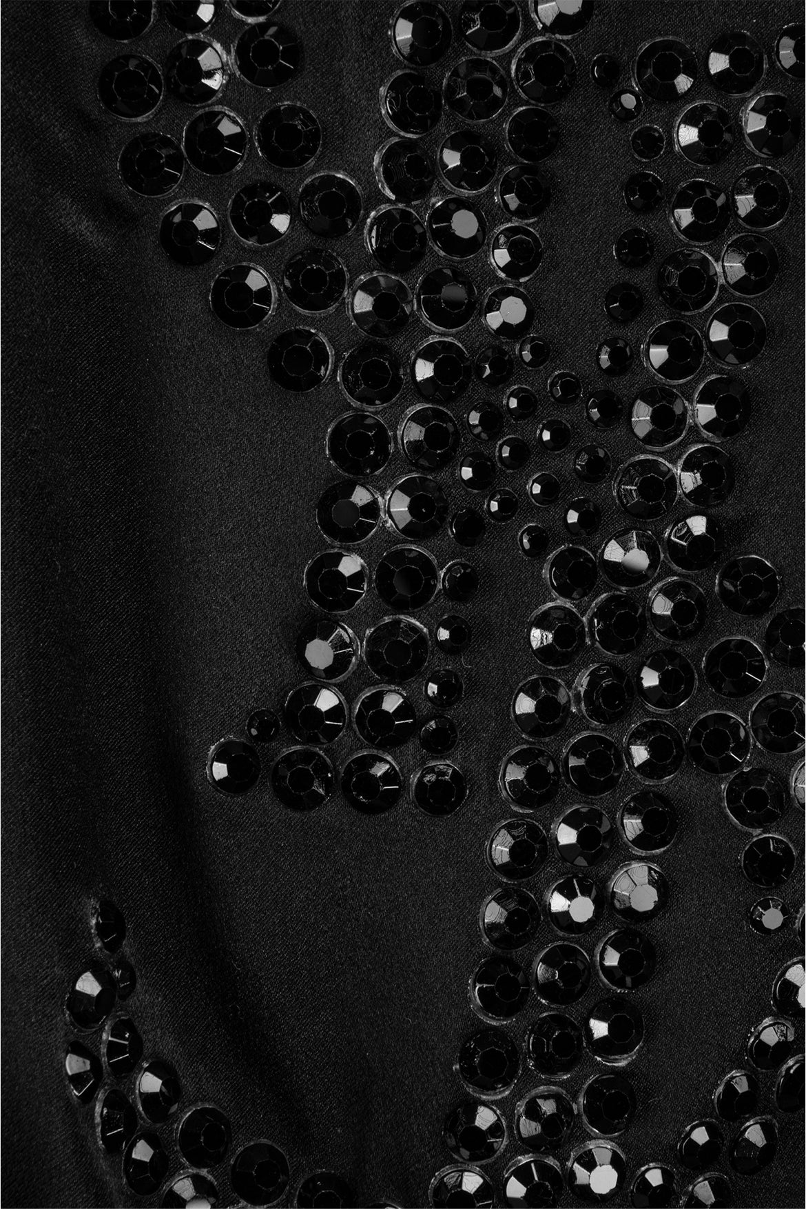 Saint Laurent Size L Vintage Crystal Logo Embellished Silk Tank Top - Image 3