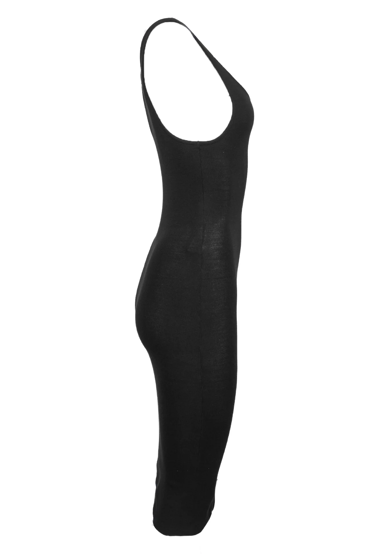 Saint Laurent Size XS 2022 Fine Ribbed Silk Slip Dress - Image 3