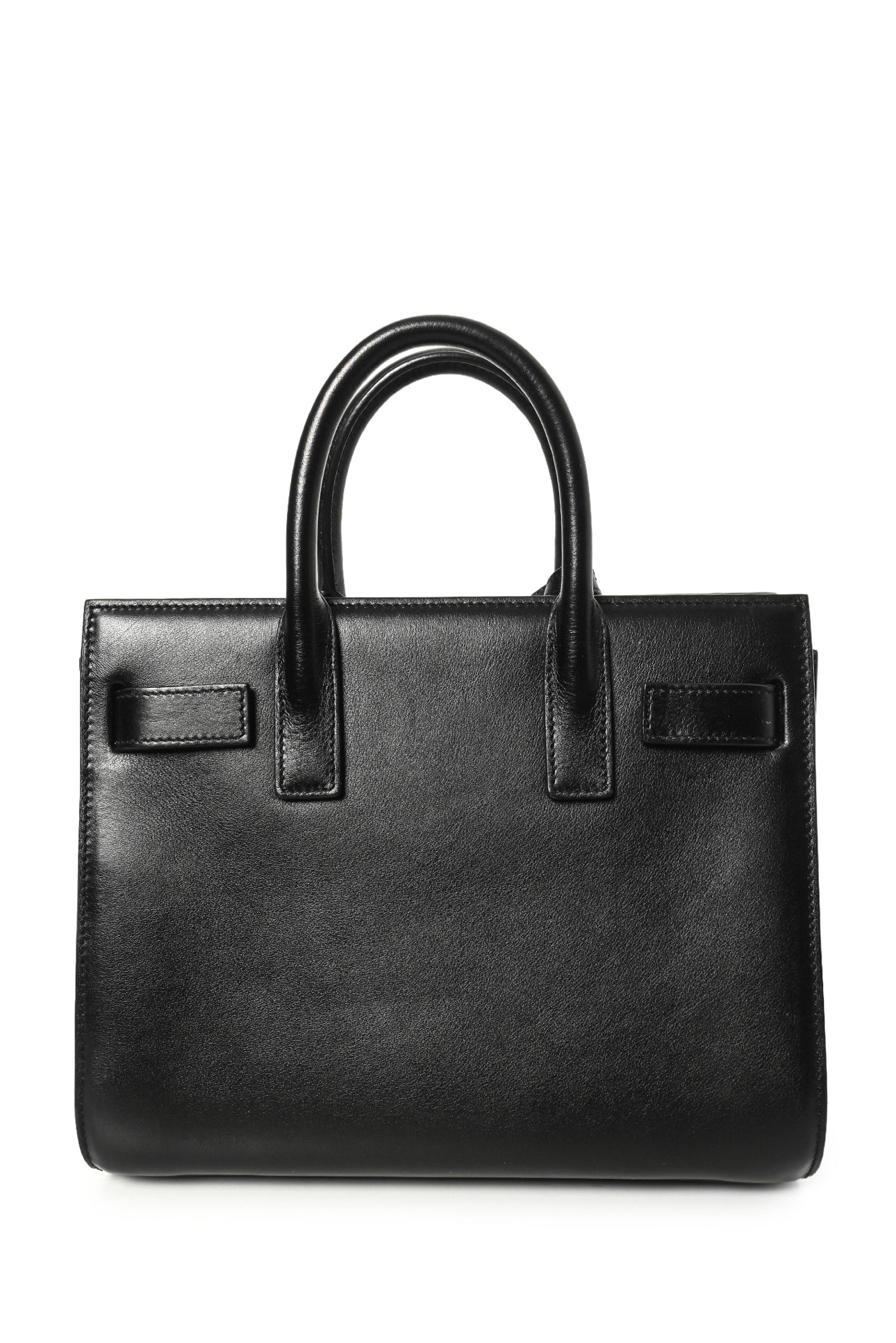 Saint Laurent Smooth Leather Nano Sac De Jour Tote - Image 3