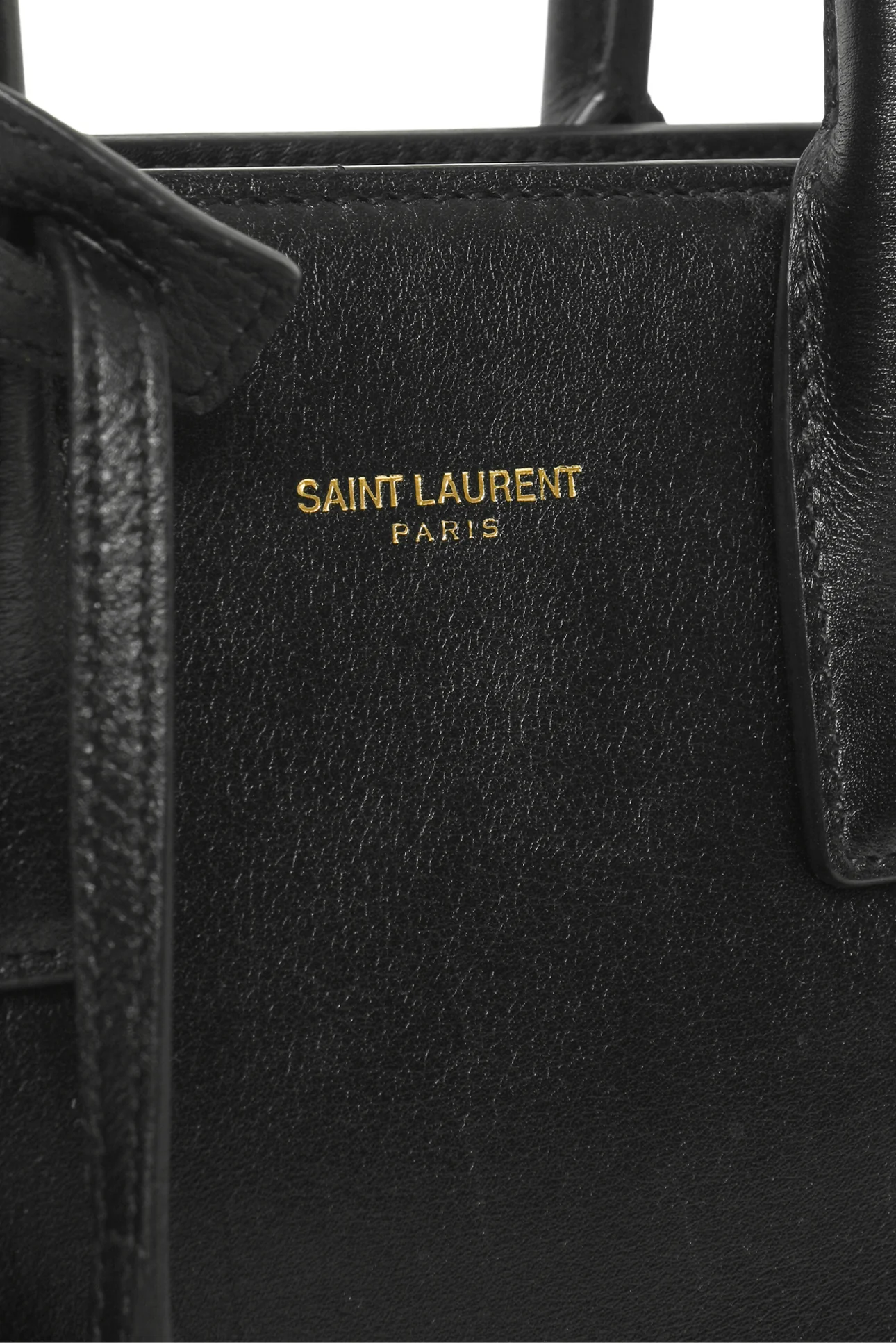 Saint Laurent Smooth Leather Nano Sac De Jour Tote - Image 7