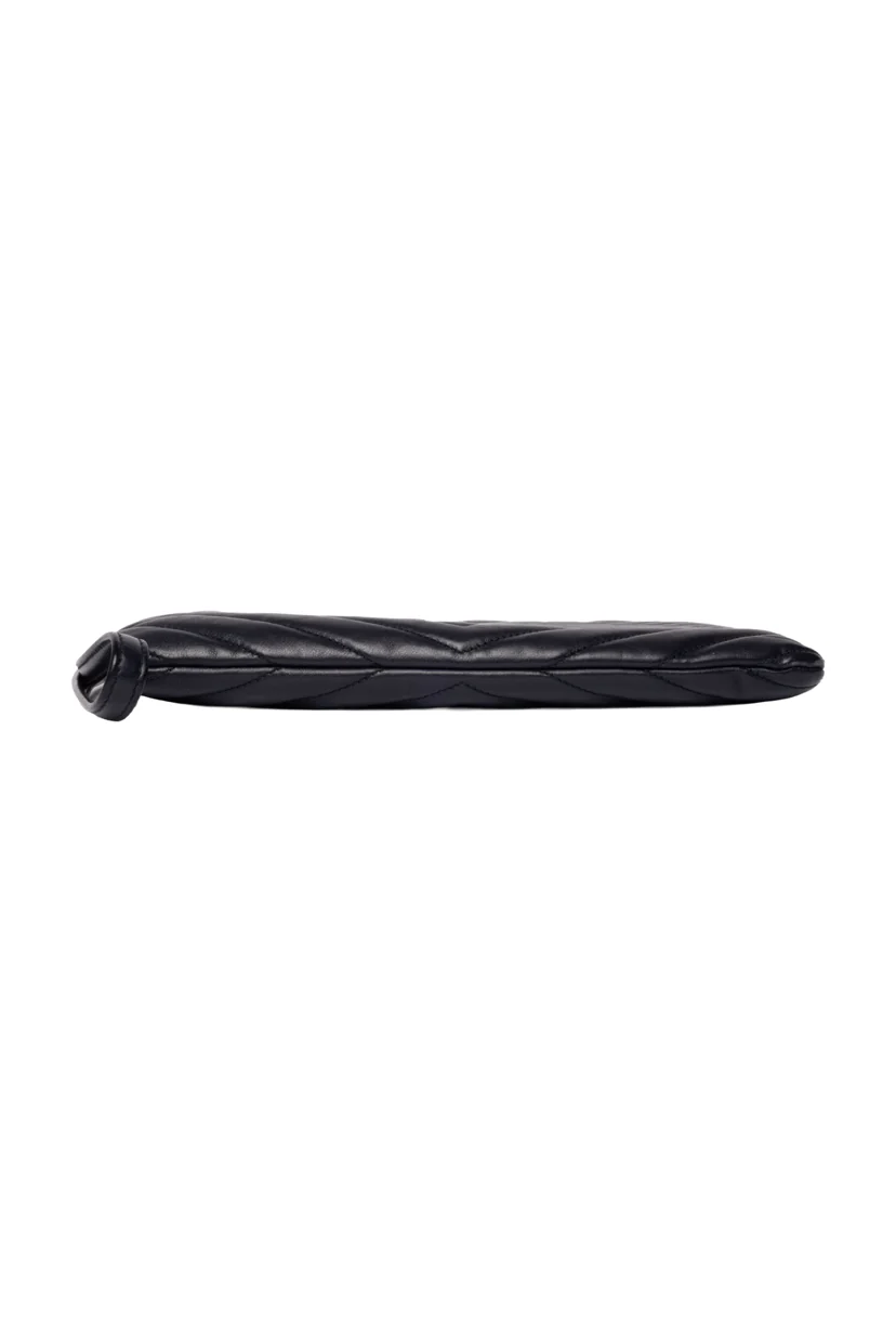 Saint Laurent YSL Monogram Chevron Quilted Leather Wristlet - Image 4