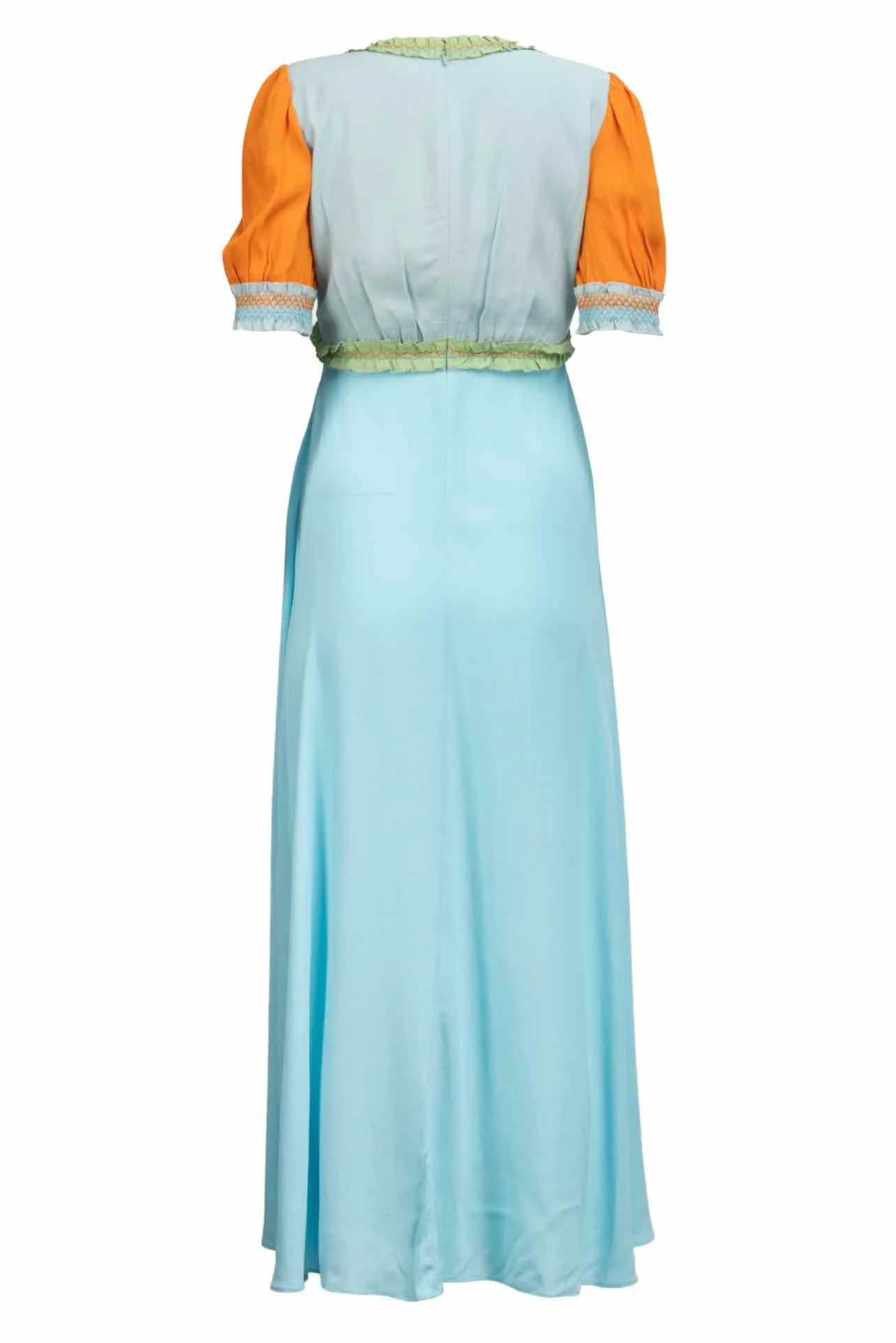 SALONI Size 2 Lea Colourblock Maxi Dress - Image 2