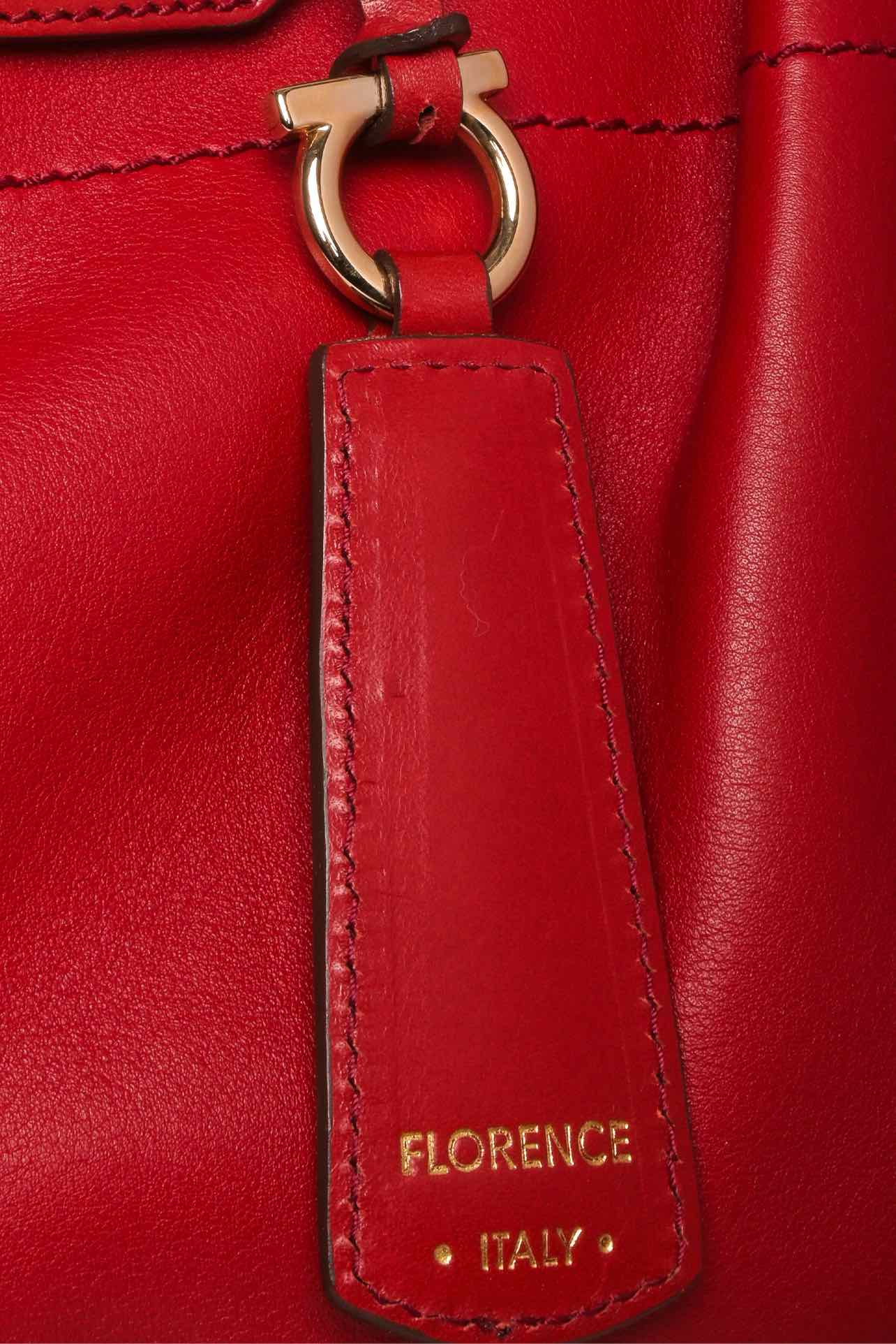 Salvatore Ferragamo Gancini Handle Tote - Image 3