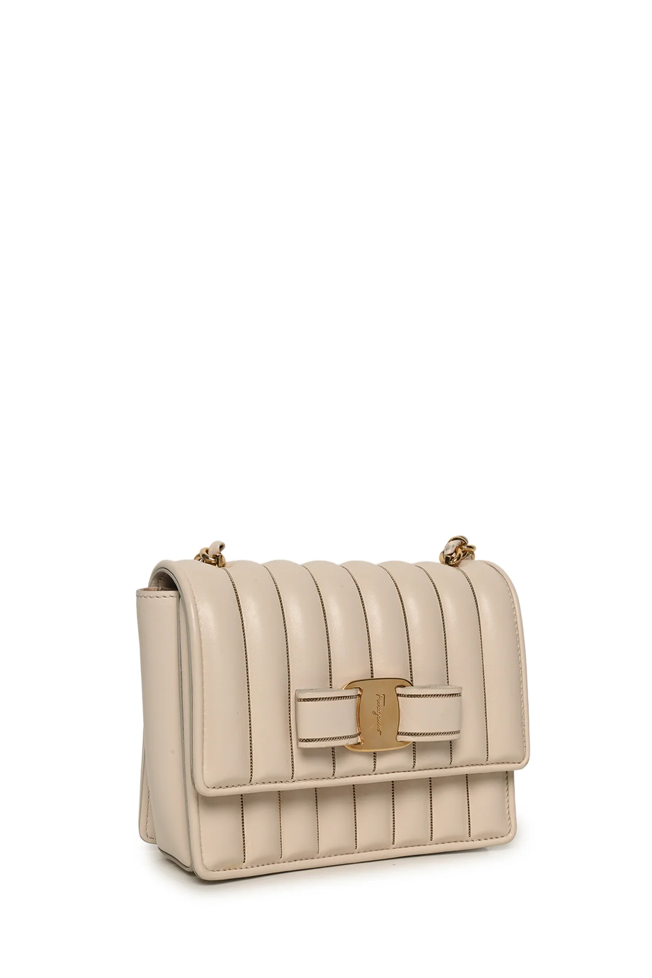 Salvatore Ferragamo Quilted Ginny Mini Crossbody - Image 2