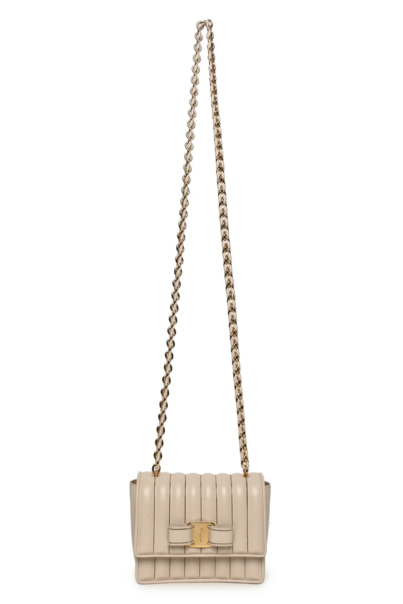 Salvatore Ferragamo Quilted Ginny Mini Crossbody - Image 5