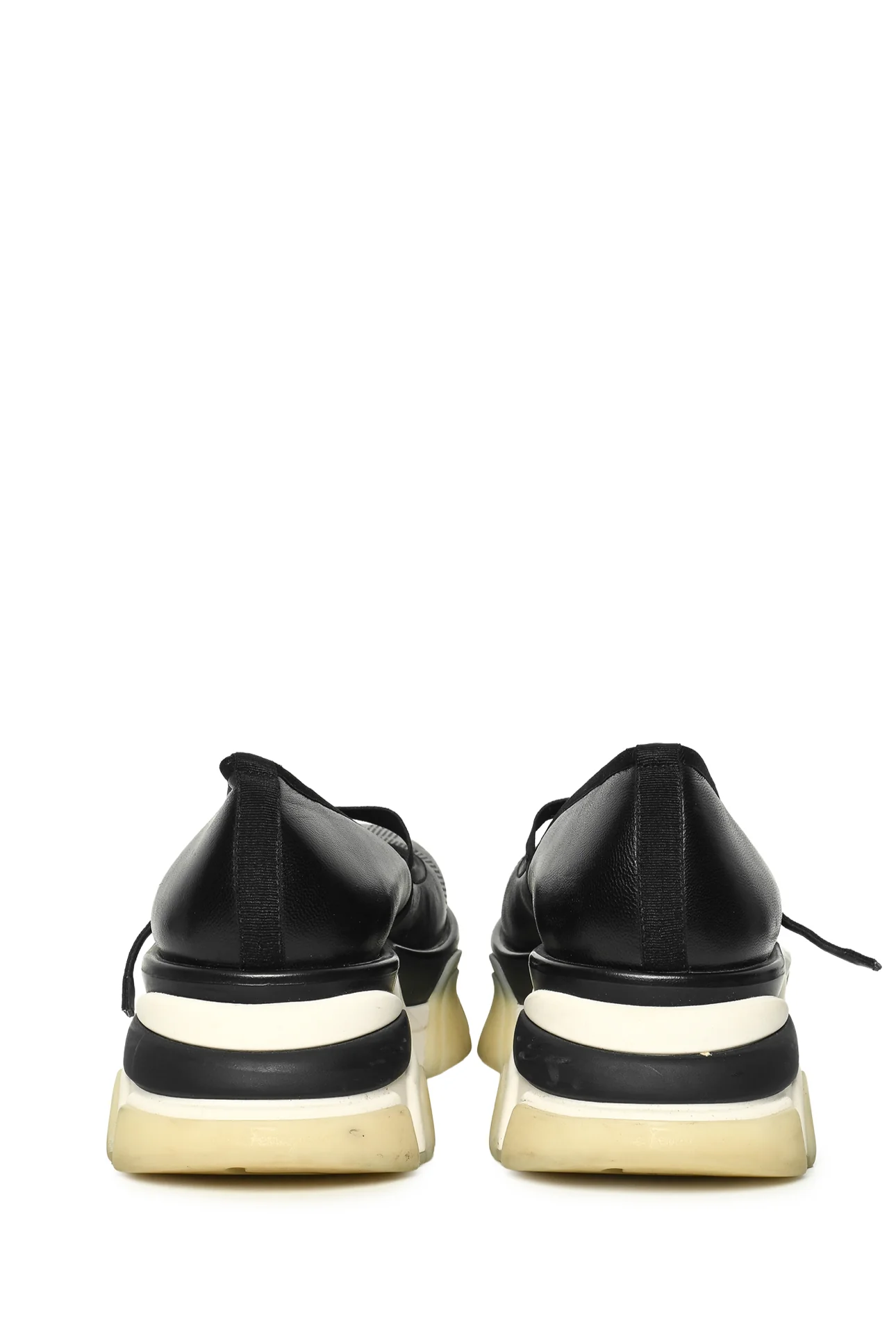 Salvatore Ferragamo Size 8 Perforated Platform Mary Jane Flats - Image 4