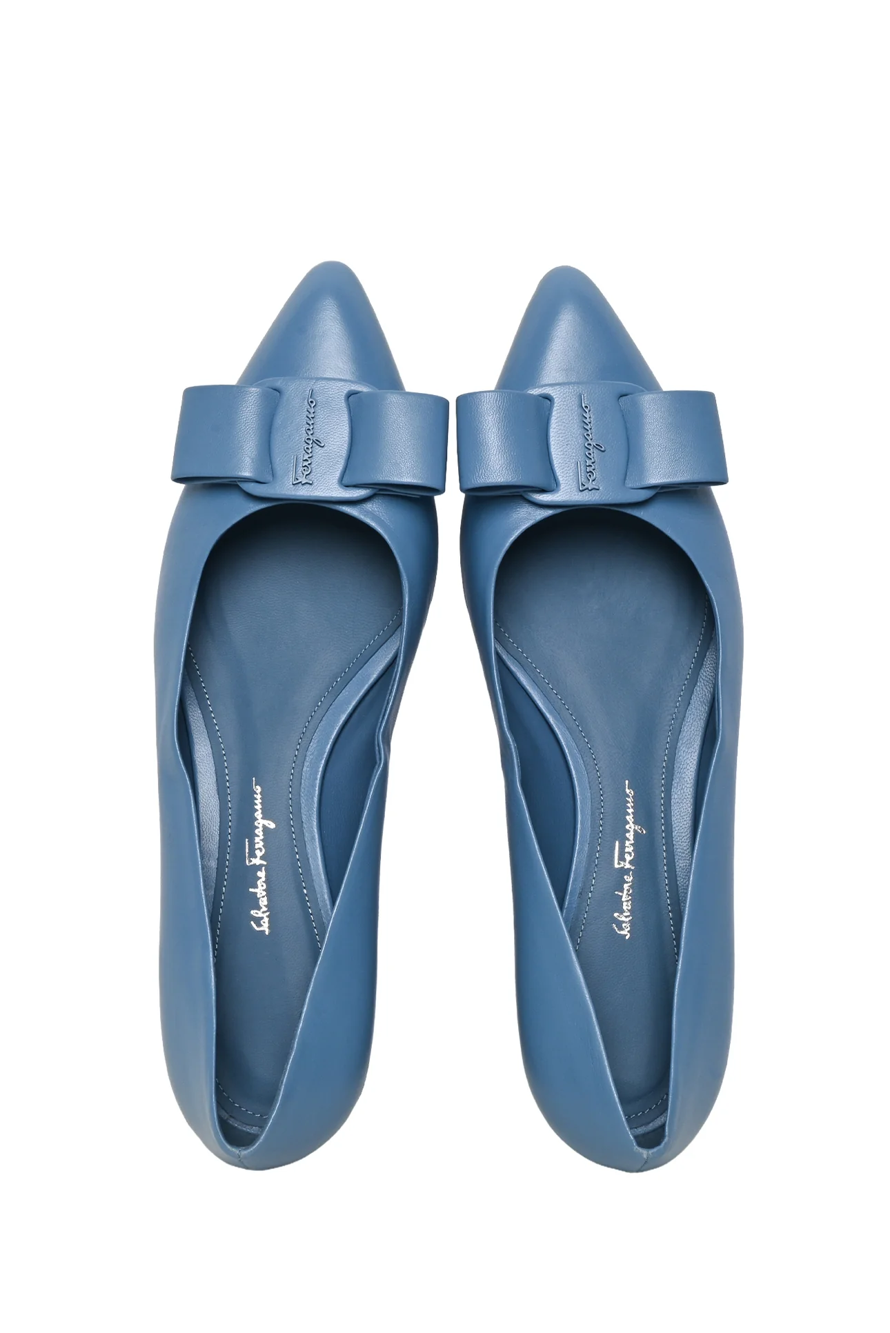 Salvatore Ferragamo Size 9.5 Viva Pointed Toe Flats - Image 6