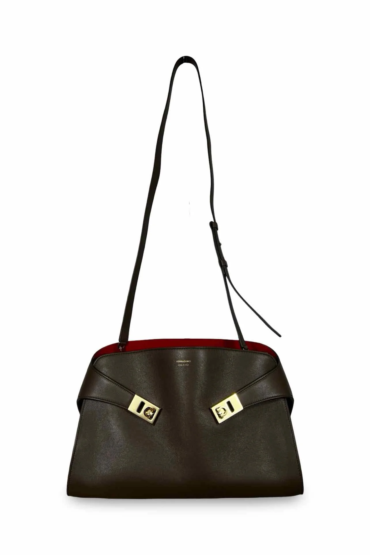 Salvatore Ferragamo Small Hug Soft Shoulder Bag - Image 6