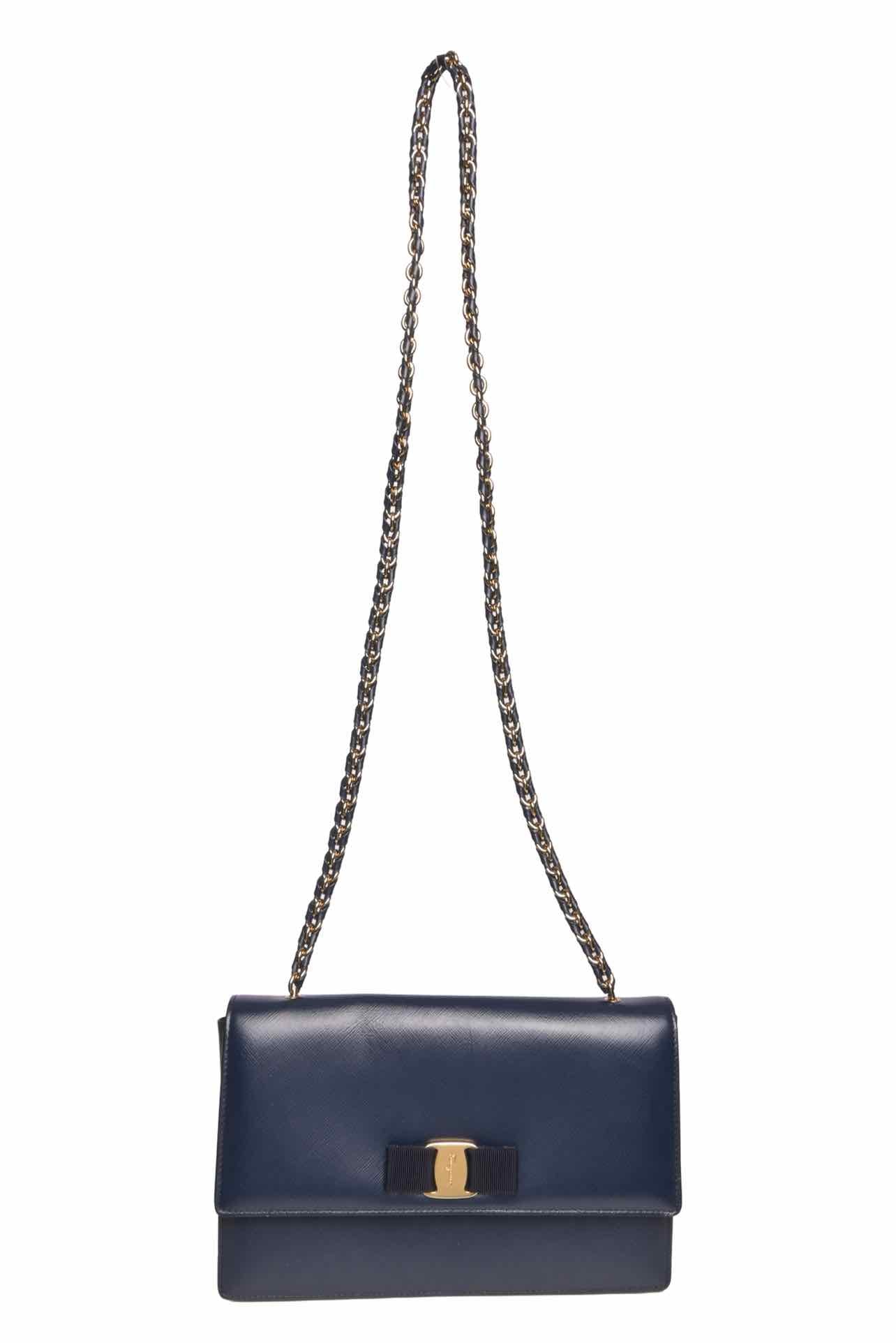 Salvatore Ferragamo Vara Bow Ginny Crossbody Purse - Image 5