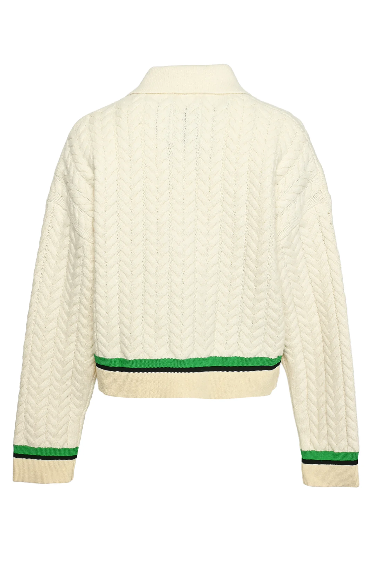 Sandro Size 1 Idriss Colorblock Cableknit Cardigan - Image 2
