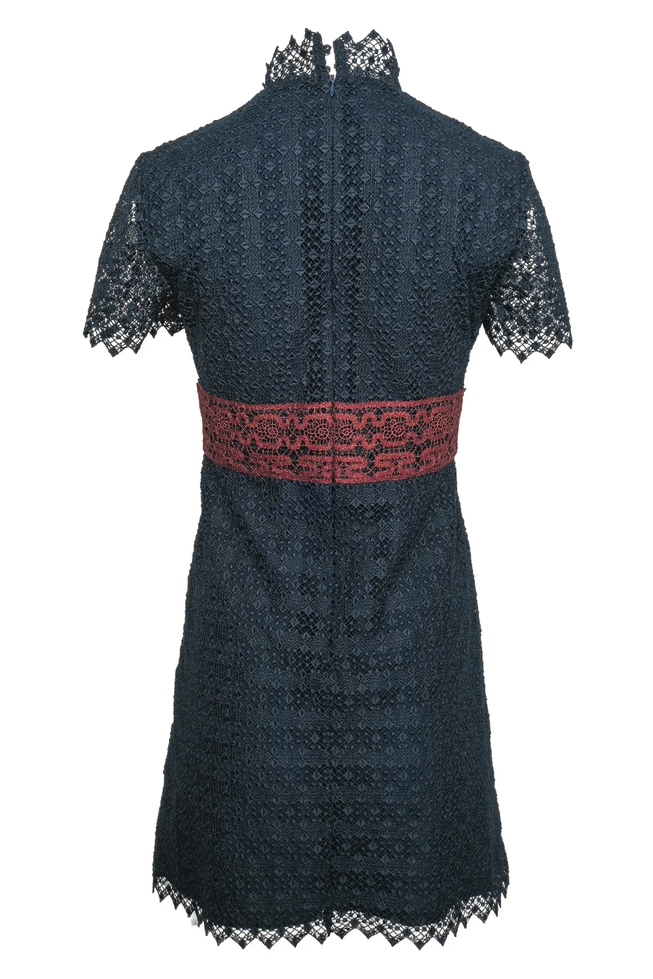 Sandro Size 2 Lace Mini Dress - Image 2