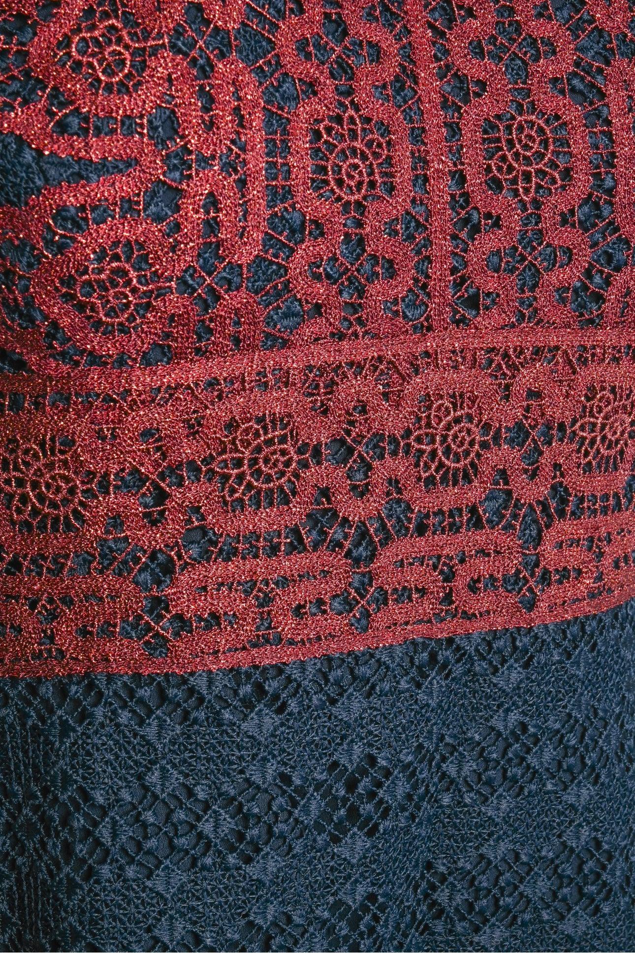 Sandro Size 2 Lace Mini Dress - Image 4