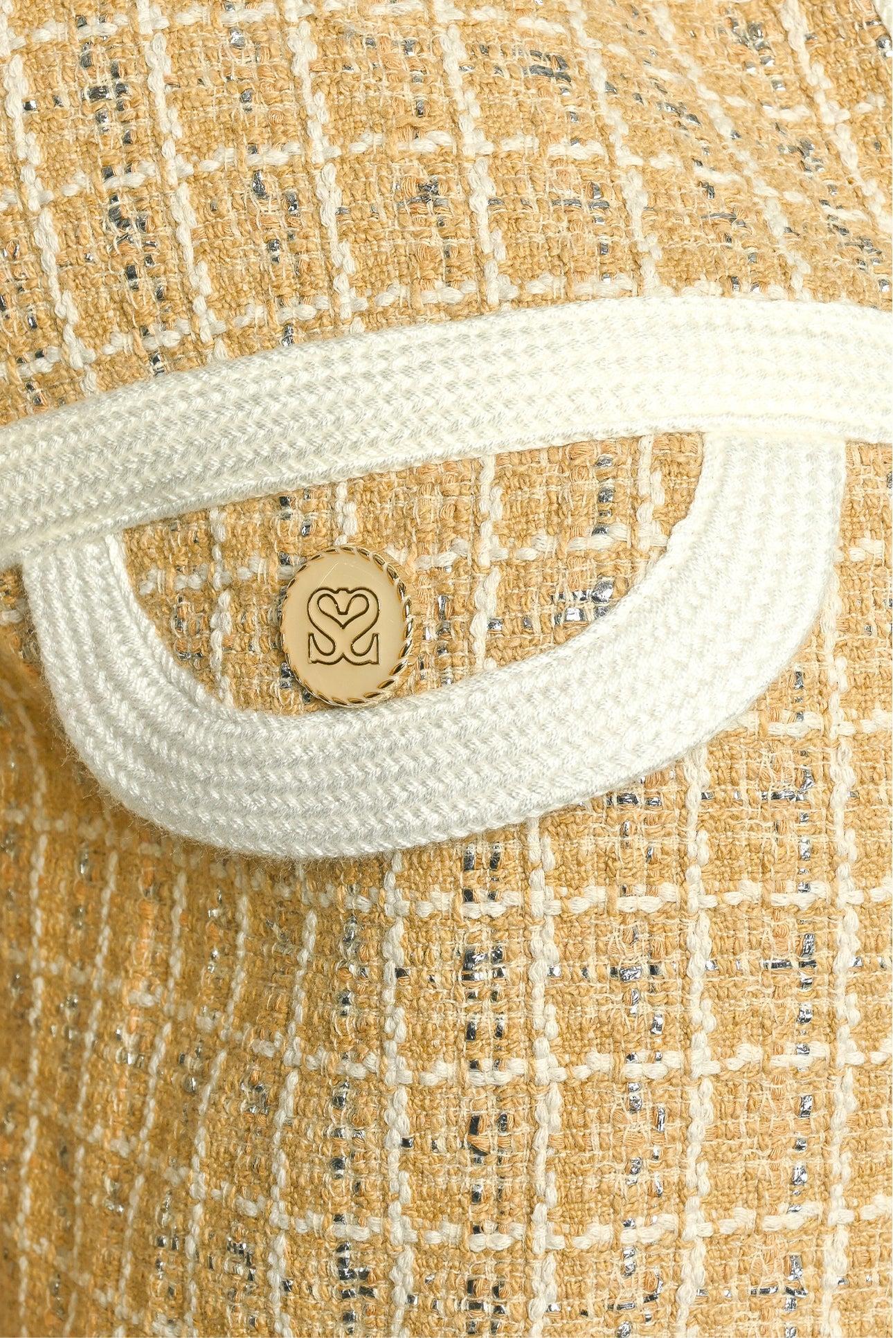 Sandro Size 34 Tweed Jacket - Image 3