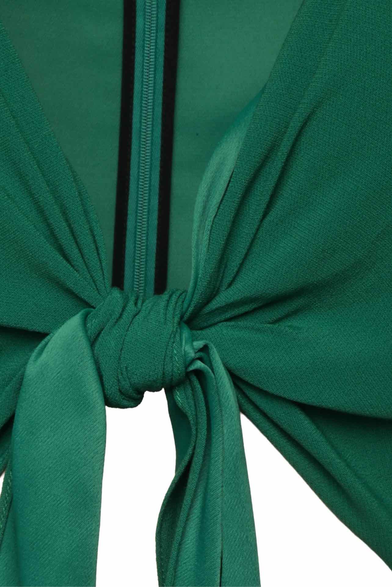 Sandro Size 36 Jason Cropped Tie Front Jumpsuit - Image 3