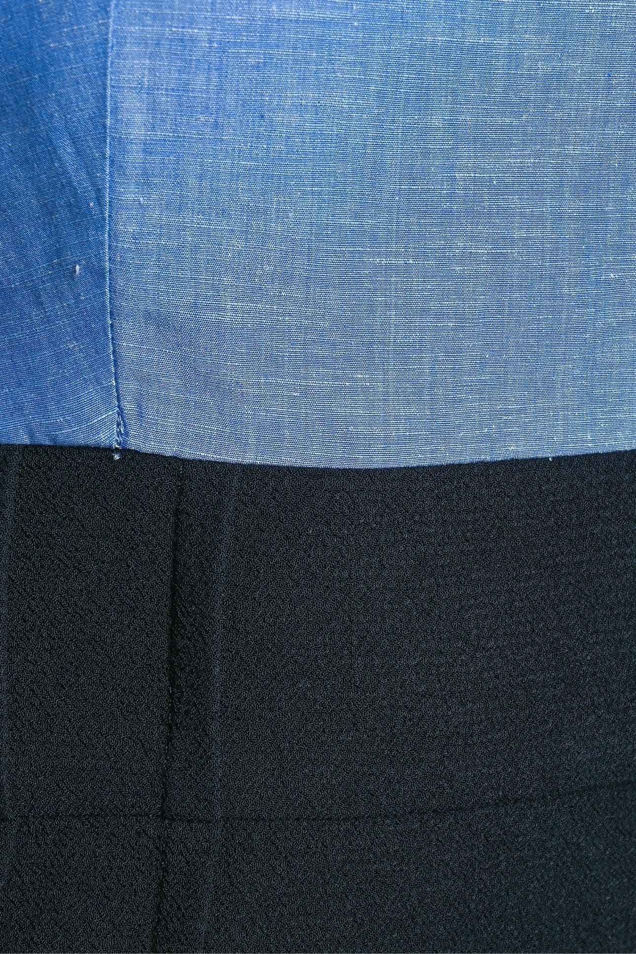 Sandro Size 36 May Chambray Crepe Mini Dress - Image 3