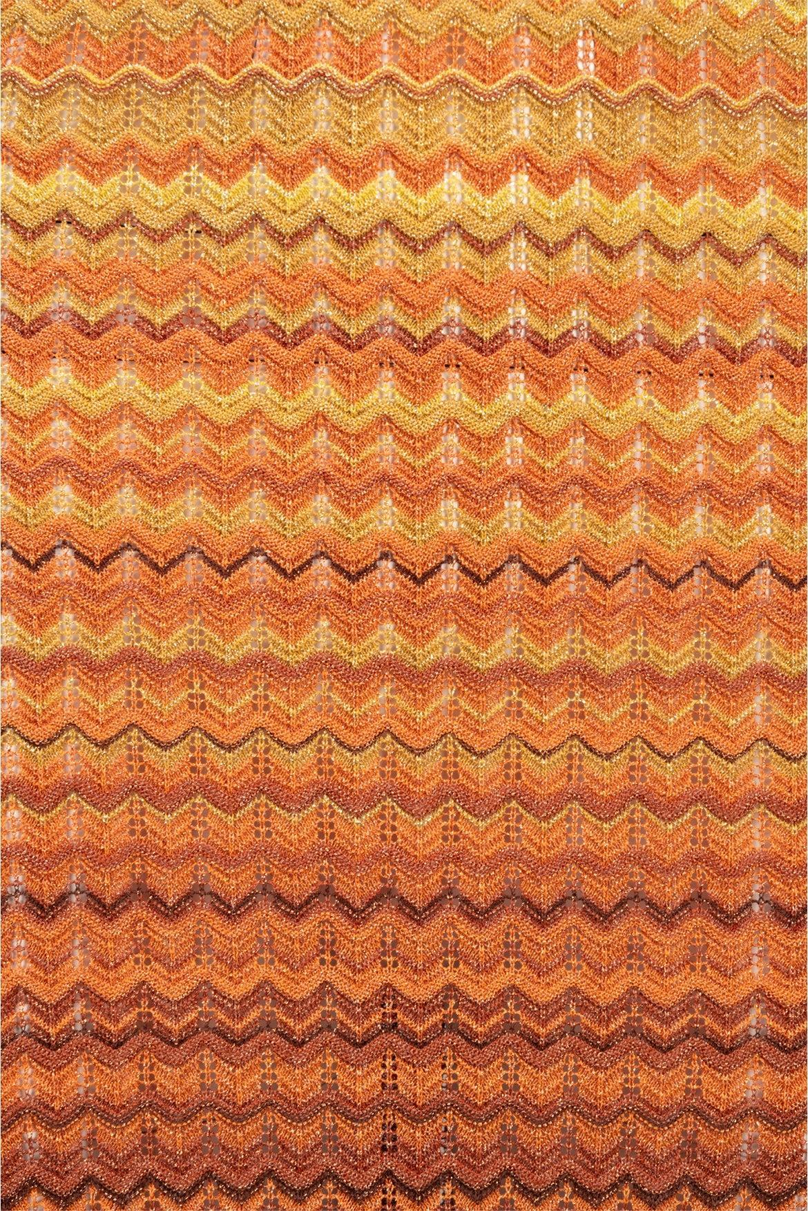 Sandro Size 38 Chevron Sparkle Maxi Dress - Image 3