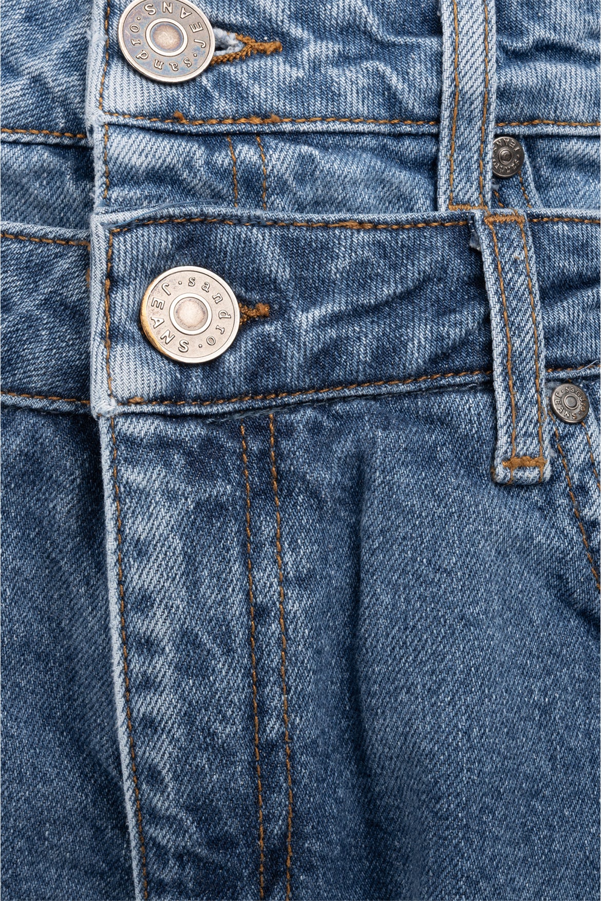 Sandro Size 38 Double-Belted Jeans - Image 3