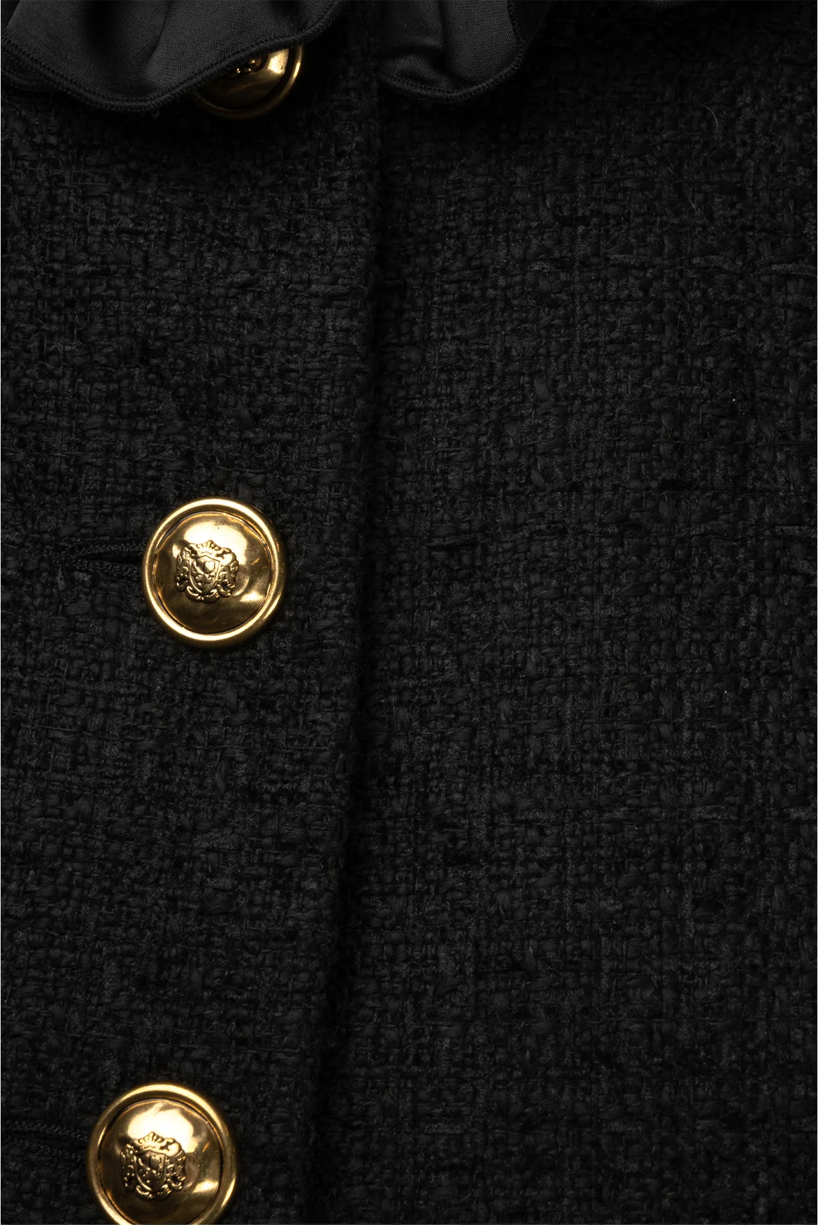 Sandro Size 38 Ruffle Tweed Jacket - Image 3