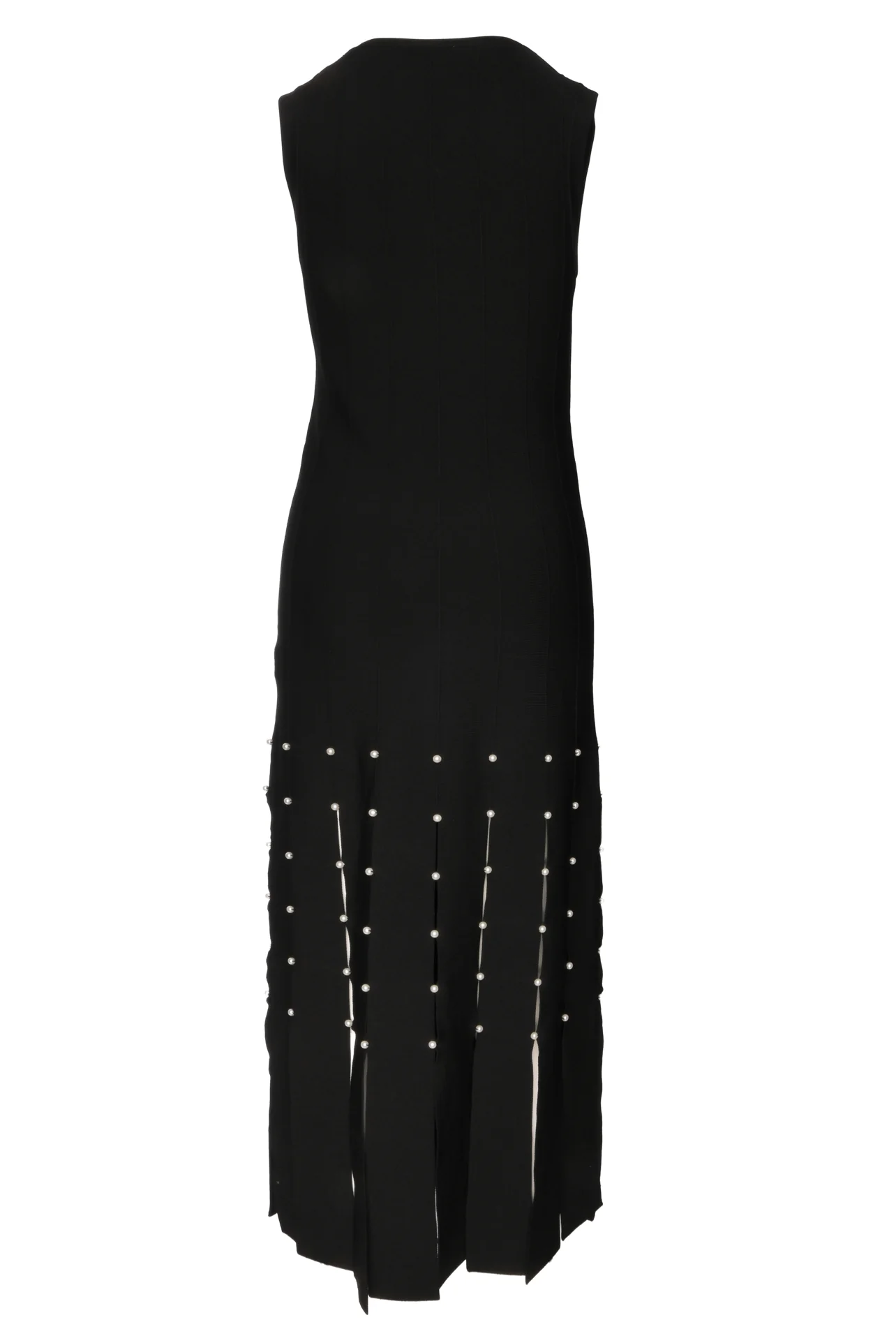Sandro Size 8 Gildana Embellished Cutout Knit Maxi Dress - Image 2