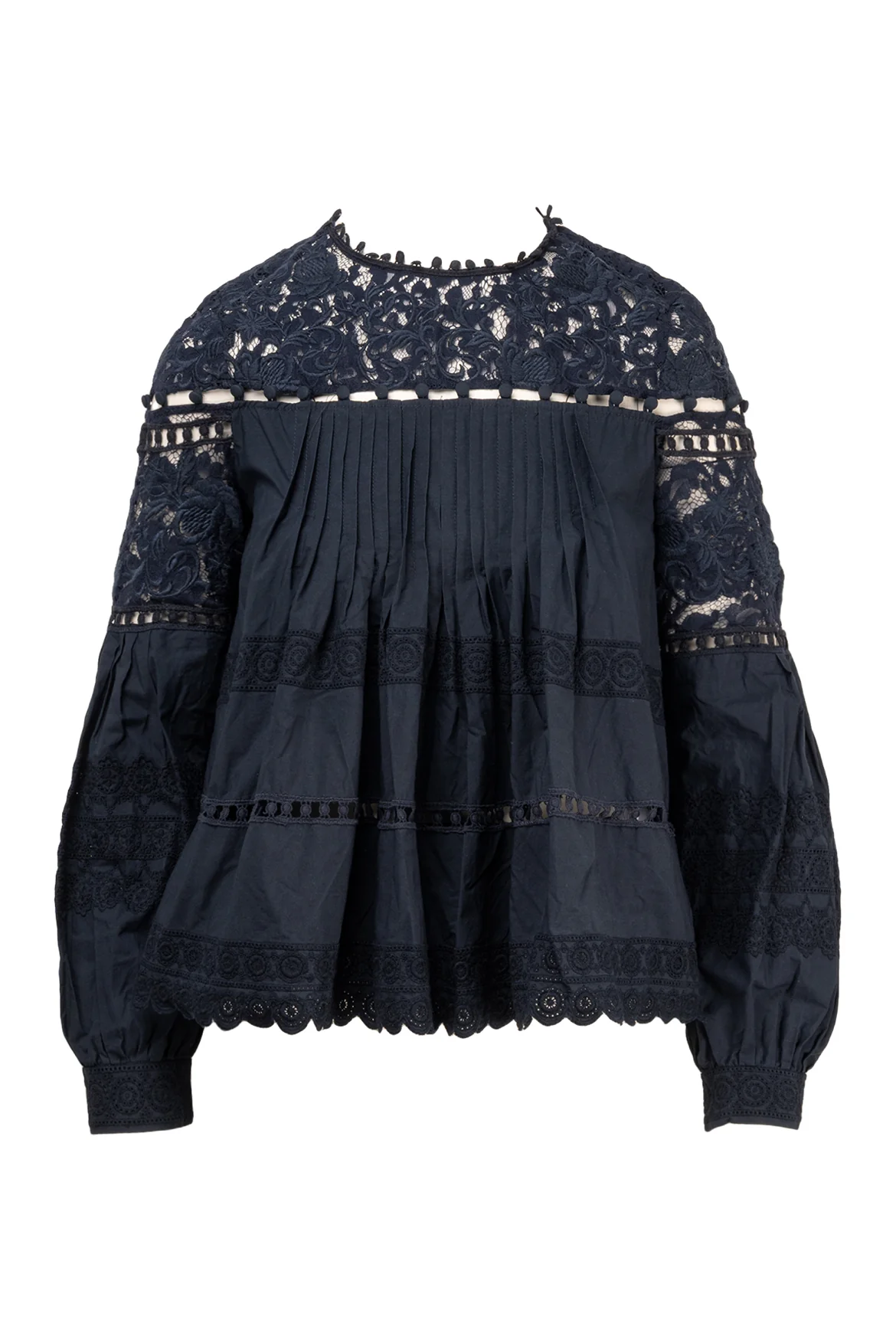 Sea New York Size 2 Embroidered Top