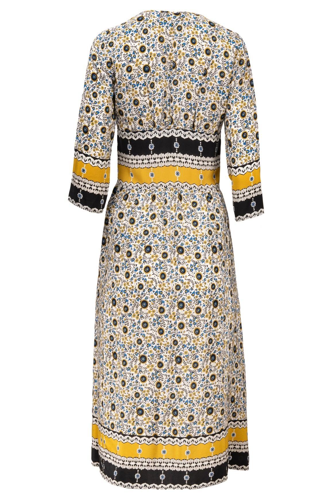 Sea New York Size 2 Floral Silk Midi Dress - Image 2