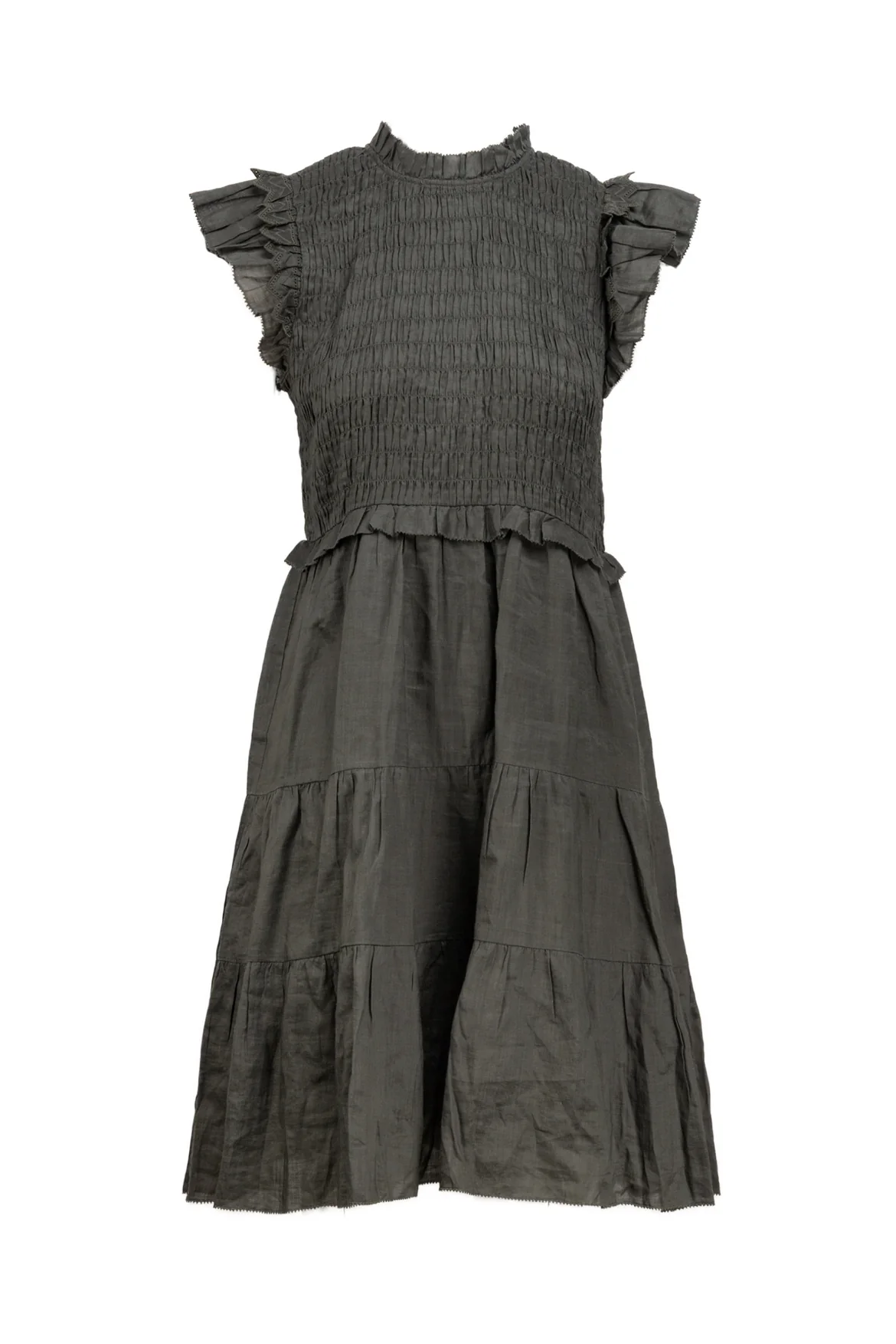 Sea New York Size 6 Smocked Midi Dress