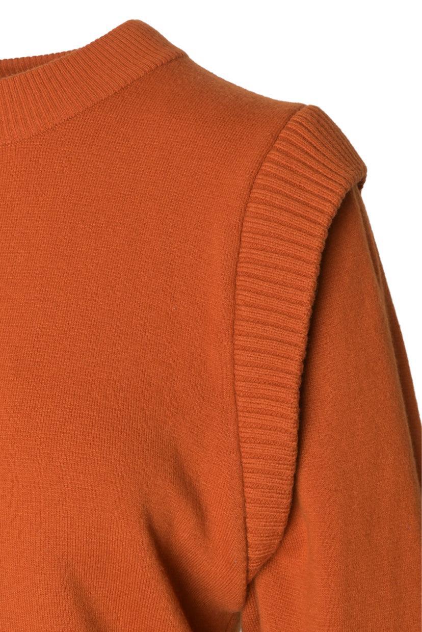 Sea New York Size L Shoulder Detail Wool Blend Sweater - Image 4