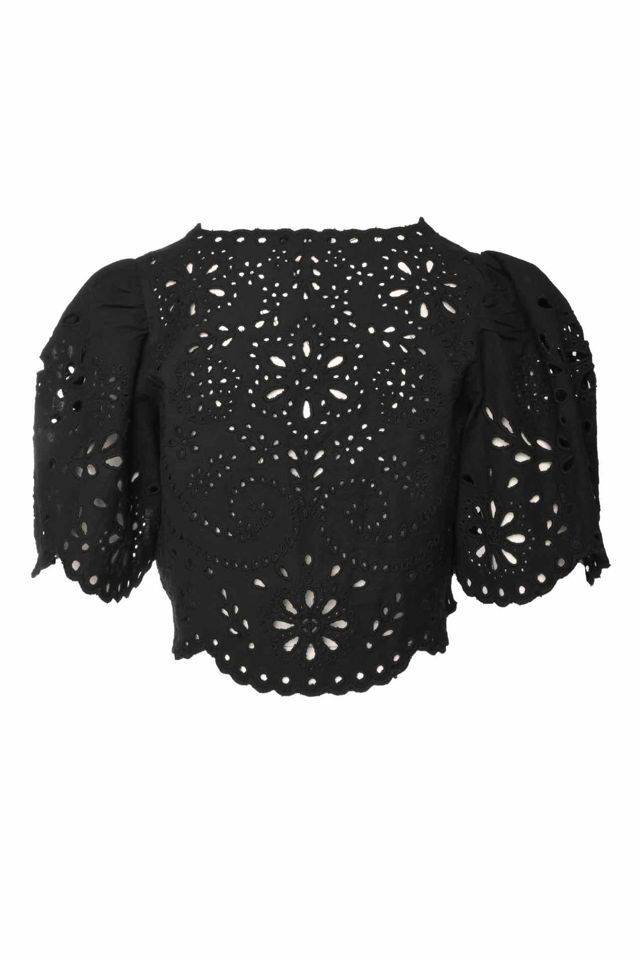 Sea New York Size XS Tali Eyelet Blouse - Image 2