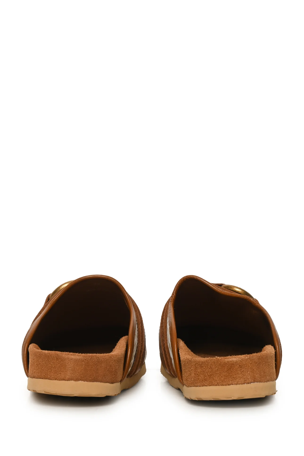 See by Chloe Size 36 Monogram Canvas Gema Mules - Image 4