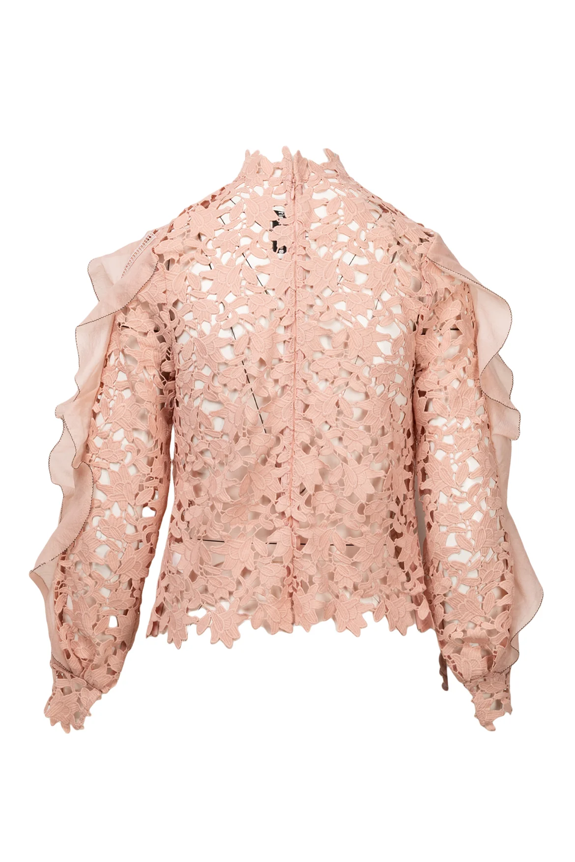 Self Portrait Size 4 Lace Ruffle Tops - Image 2