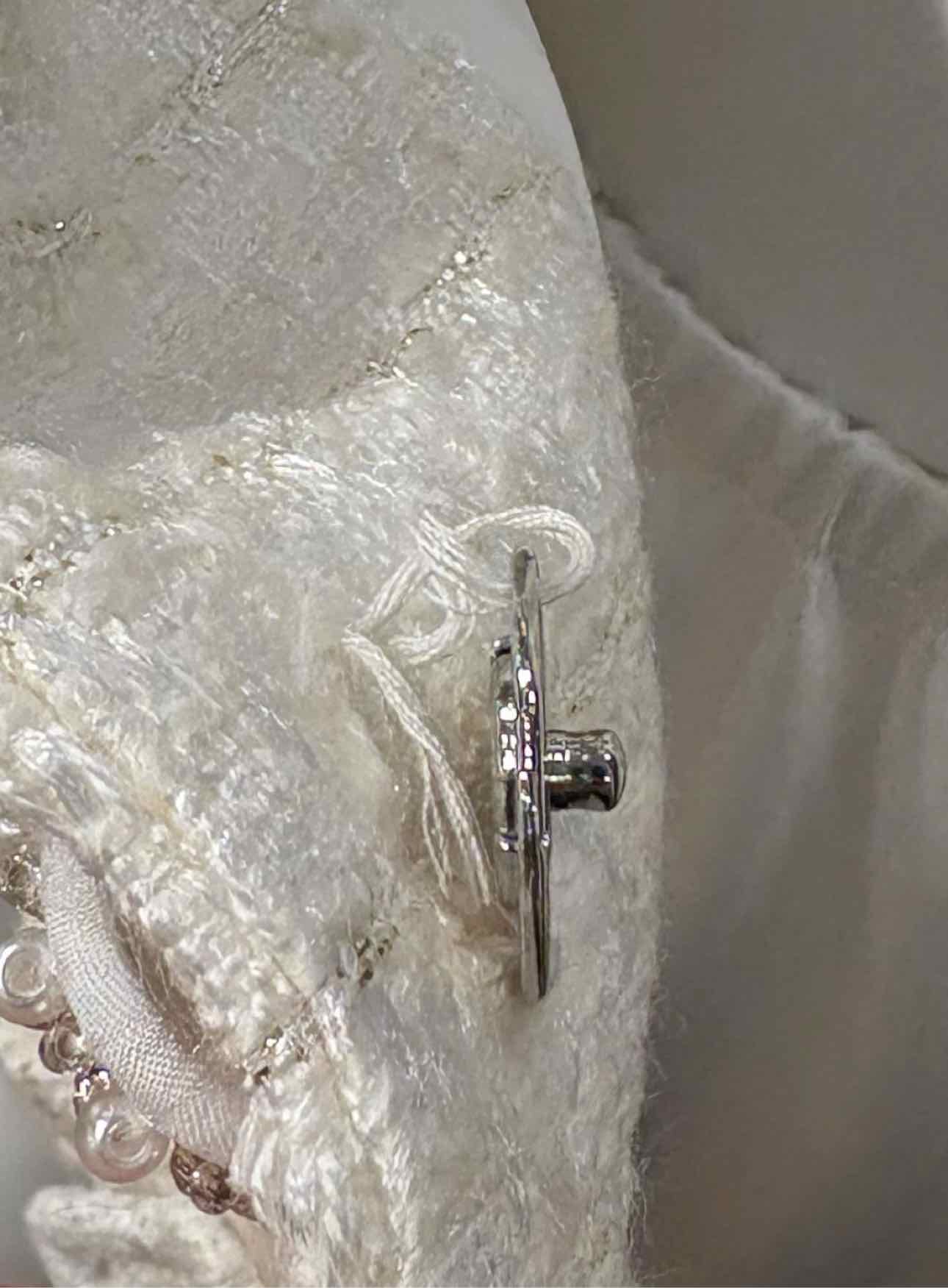 Self Portrait Size 6 Bridal Satin and BouclÃ© Maxi dDress - Image 4