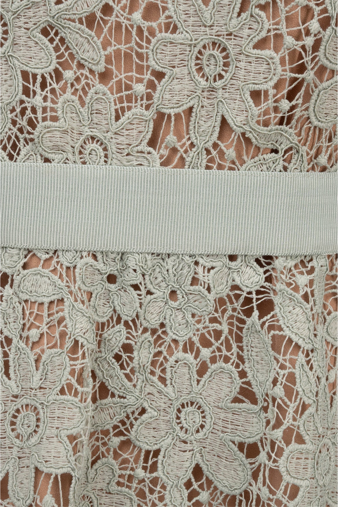 Self Portrait Size 6 Guipure Lace Mini Dress - Image 3