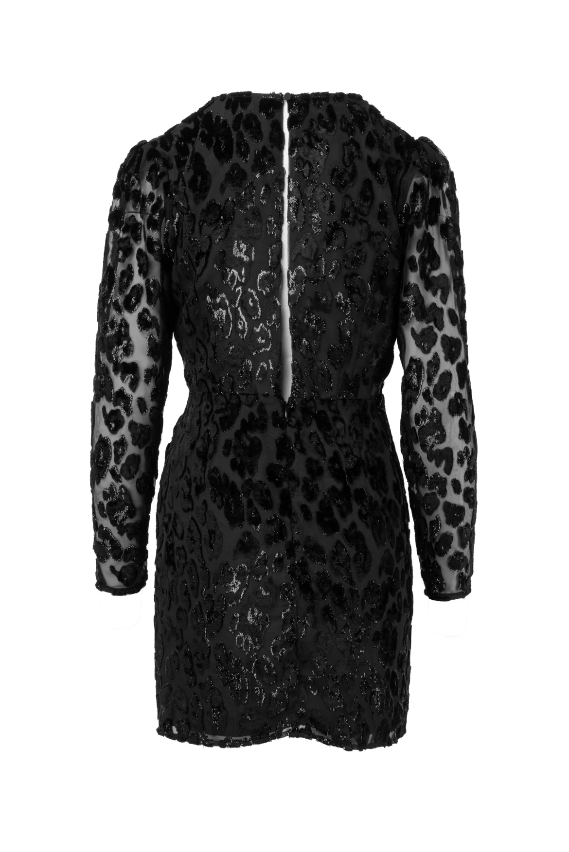 Self Portrait Size 6 Velvet Leopard Print Mini Dress - Image 2