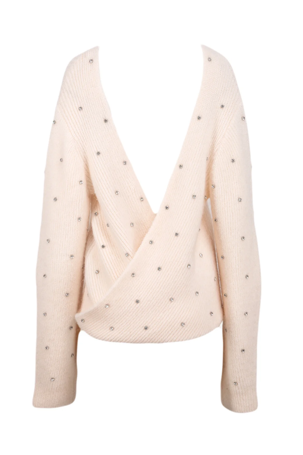 Self Portrait Size L Diamante Back Twist Jumper Sweater - Image 2