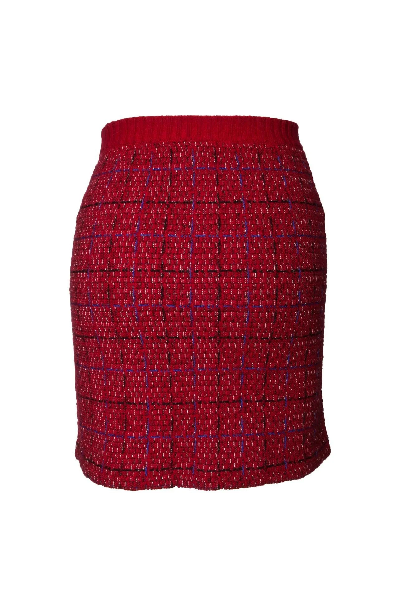 Self Portrait Size S Melange Knit Mini Skirt - Image 2