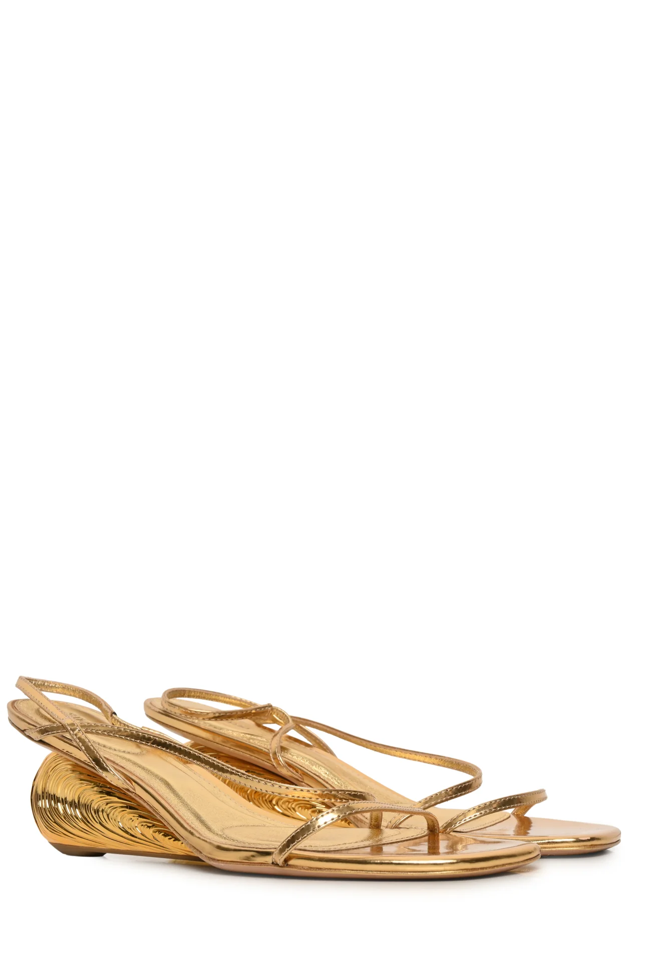 Simkhai Size 40 Bridget Shell Wedge Sandals - Image 2