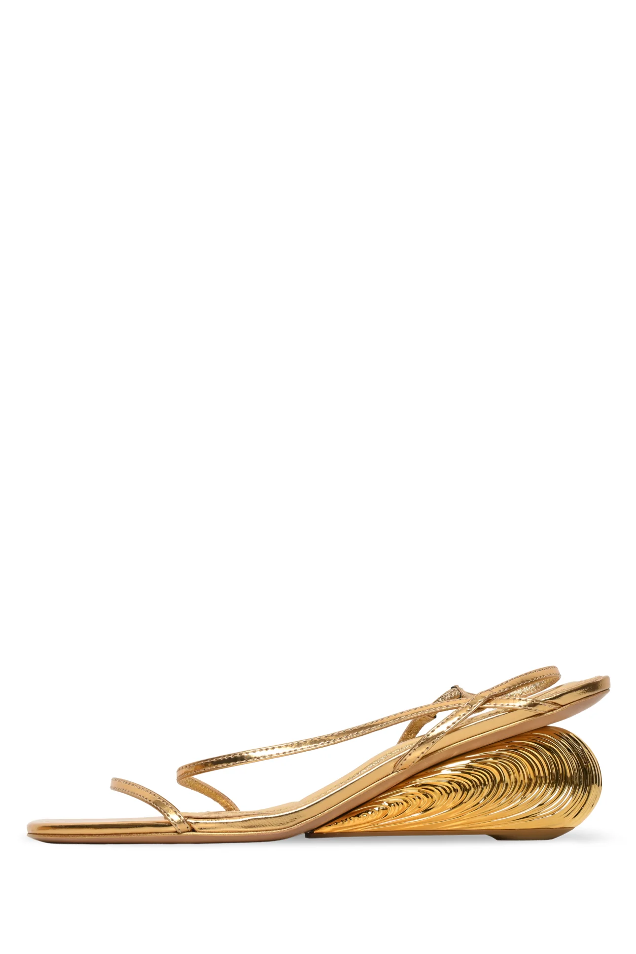 Simkhai Size 40 Bridget Shell Wedge Sandals - Image 3